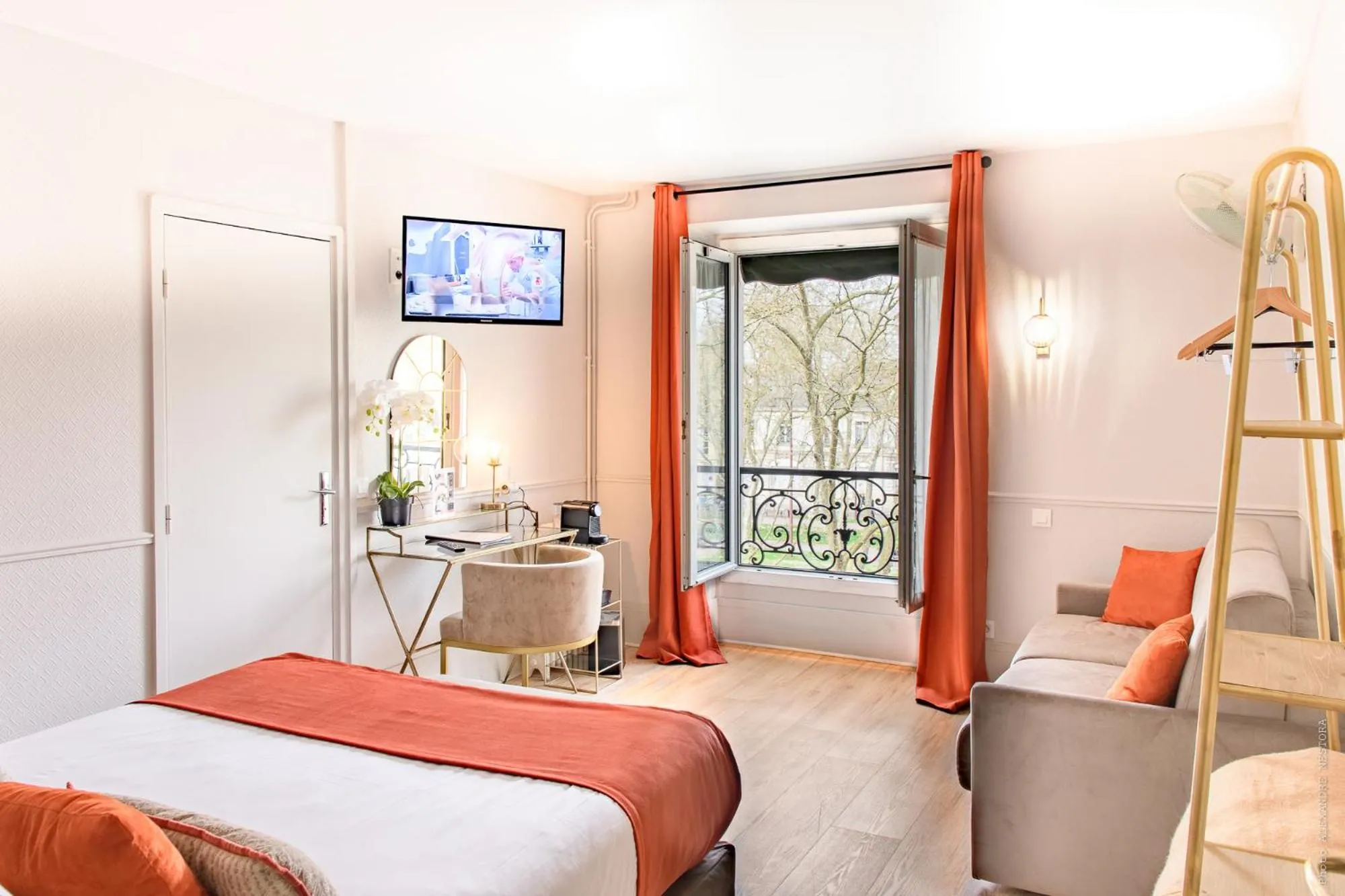 Bed in A l'Hôtel Des Roys