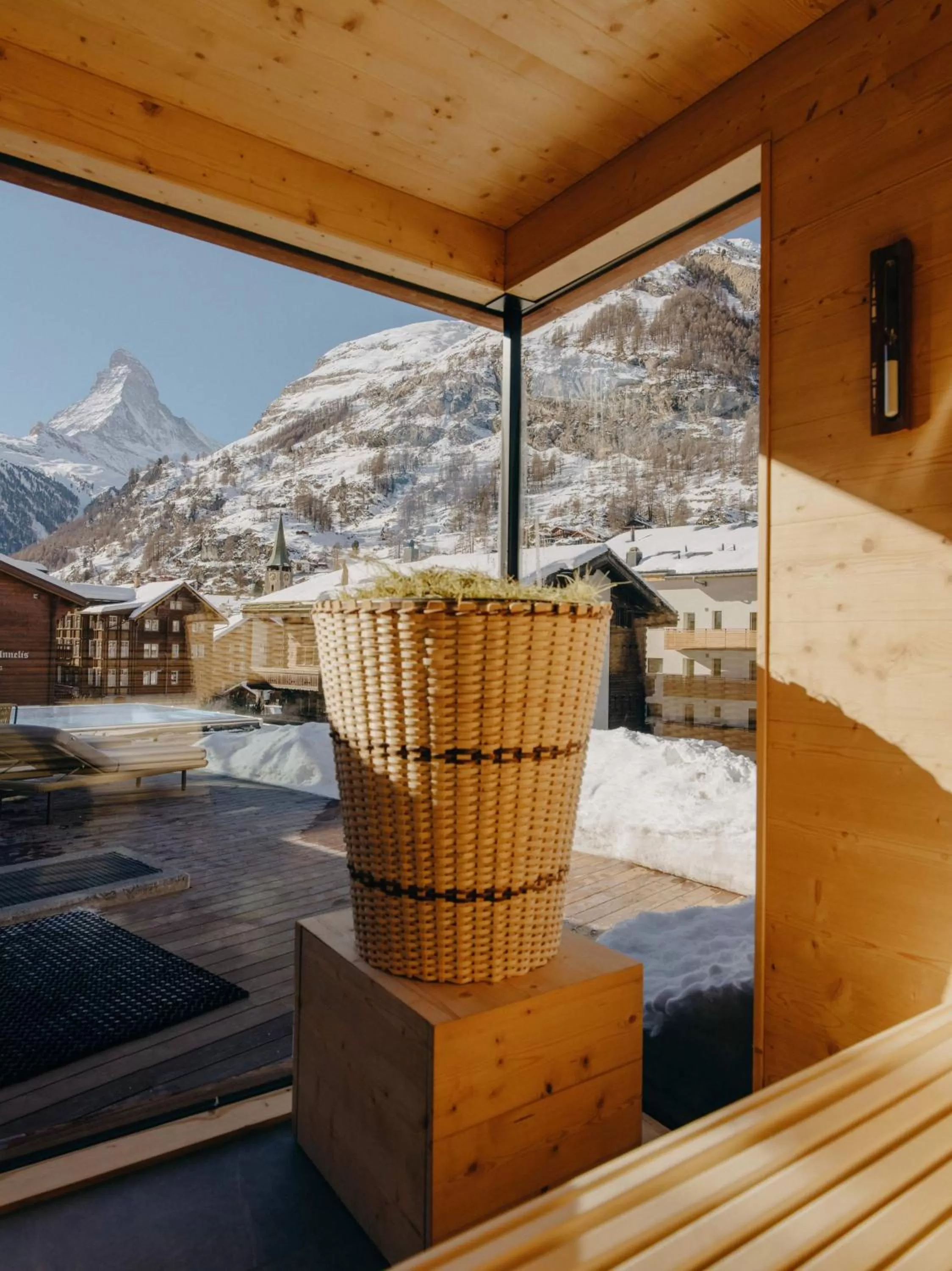 Sauna in BEAUSiTE Zermatt
