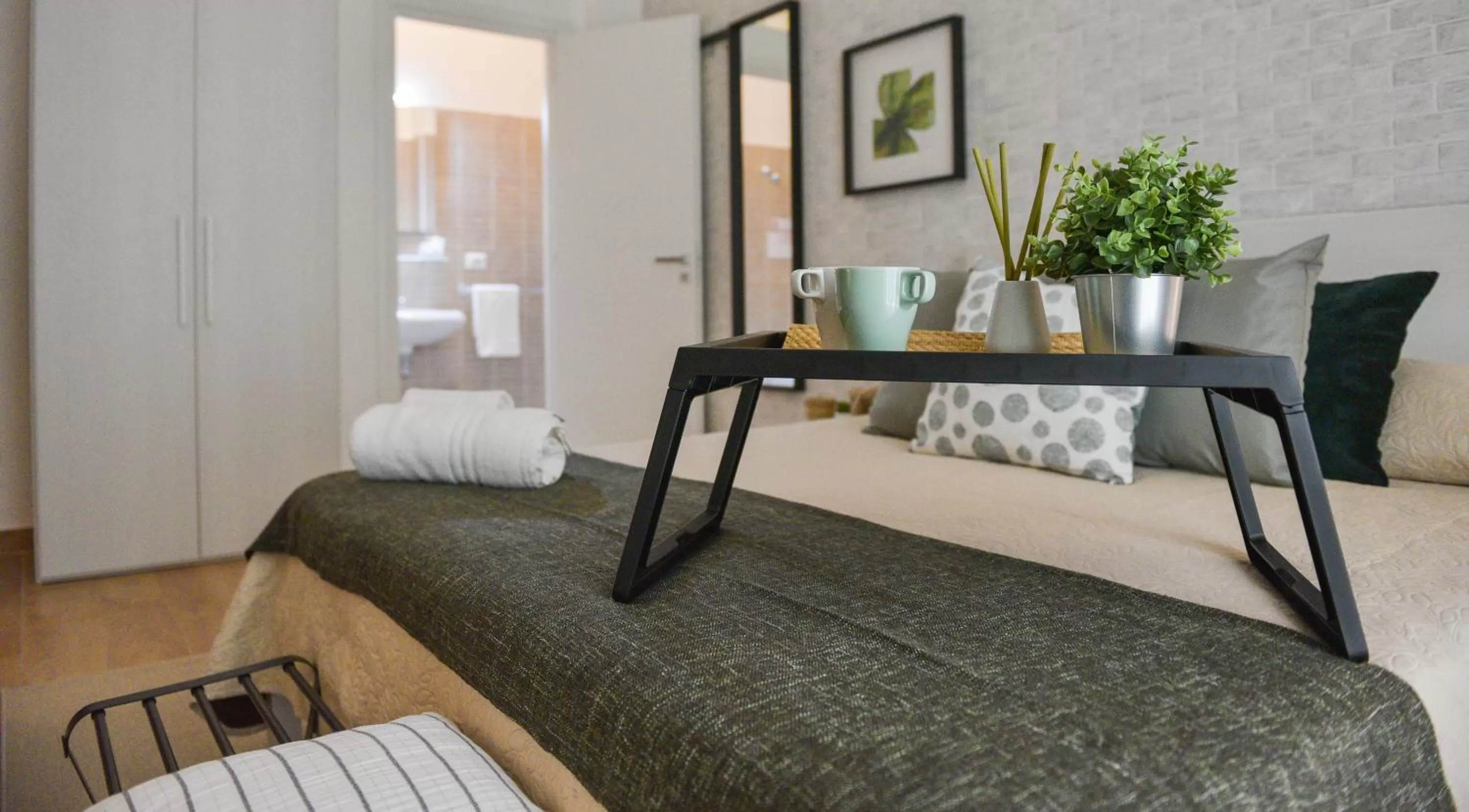 Bed in B&B Portafortuna Lucky charm