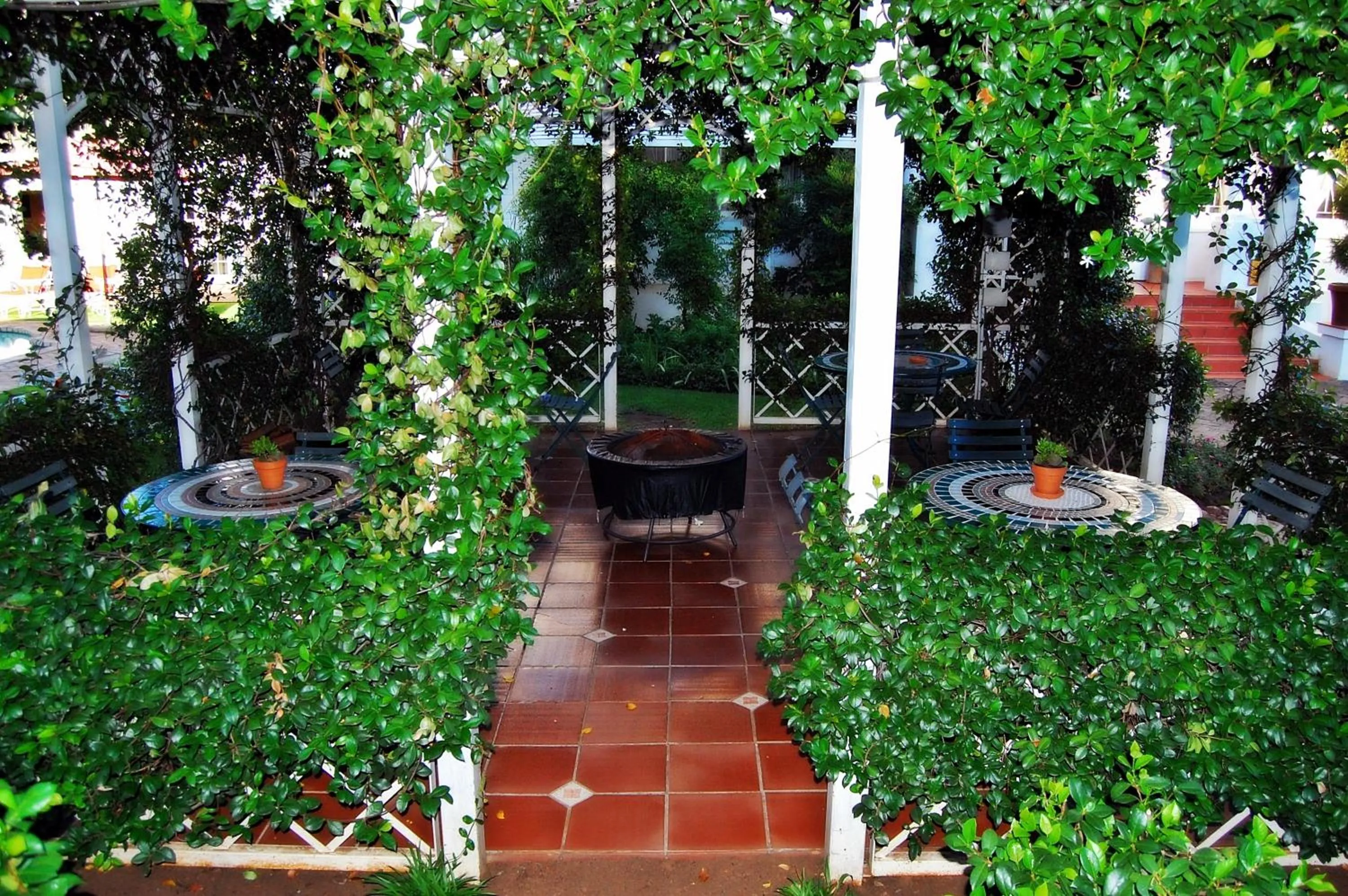 Patio in A Tapestry Garden Guest House