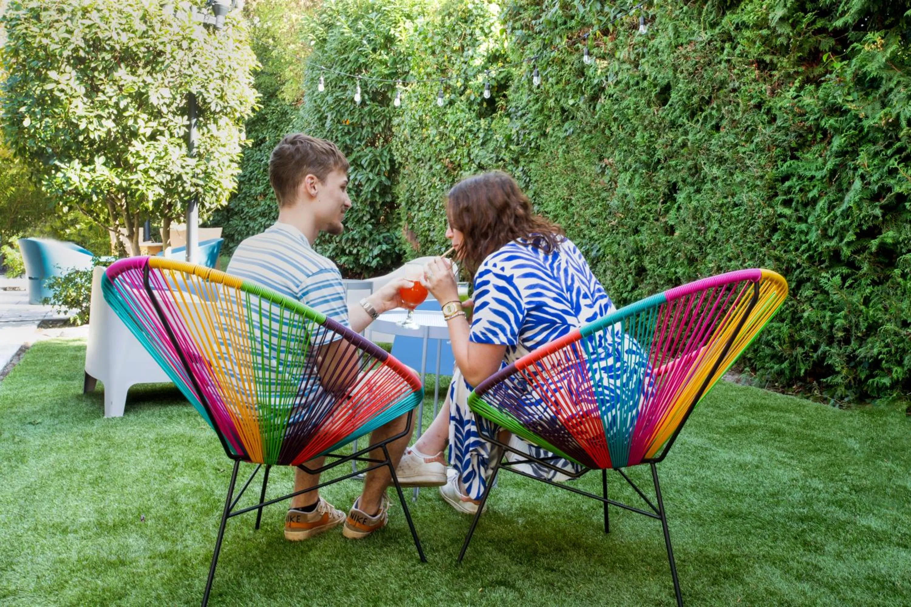 Patio in Hotel Arc-En-Ciel Colmar Contact Hotel