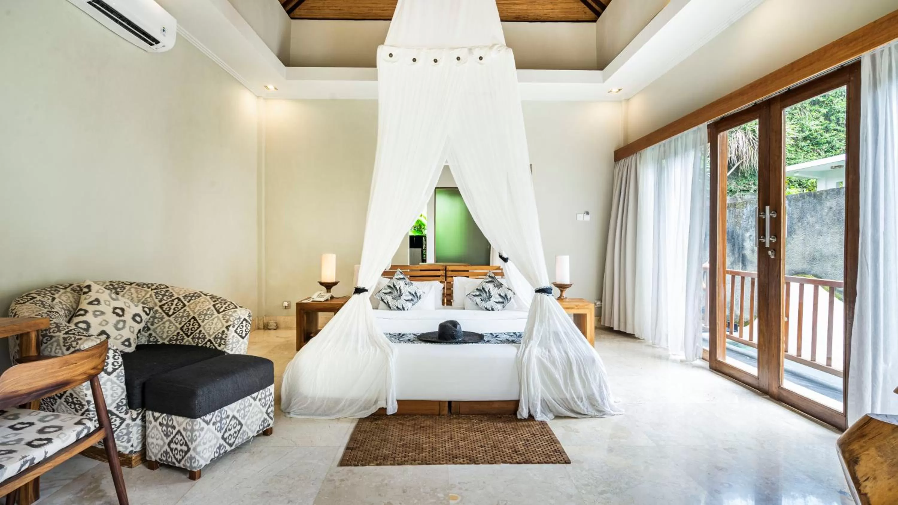 Bed in KajaNe Mua at Ubud Bali