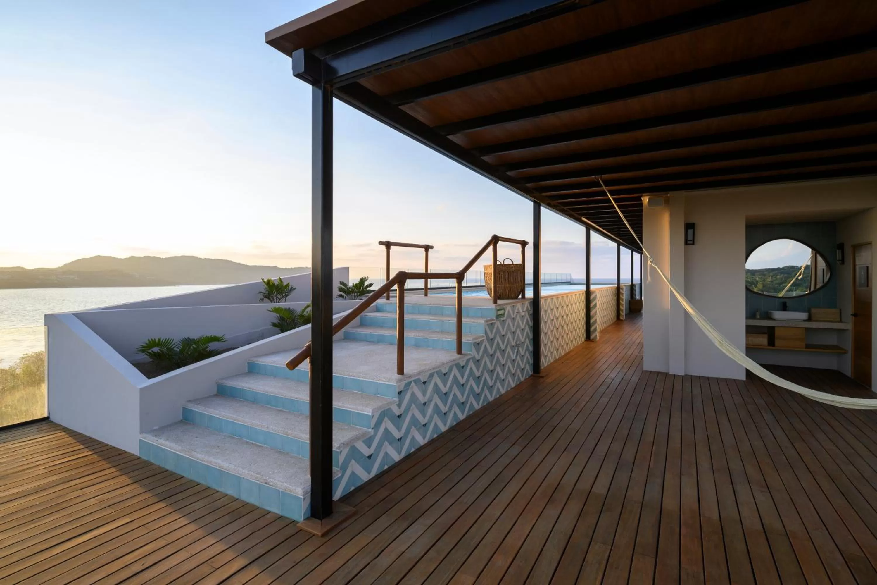 Swimming pool in Hotel Basalto