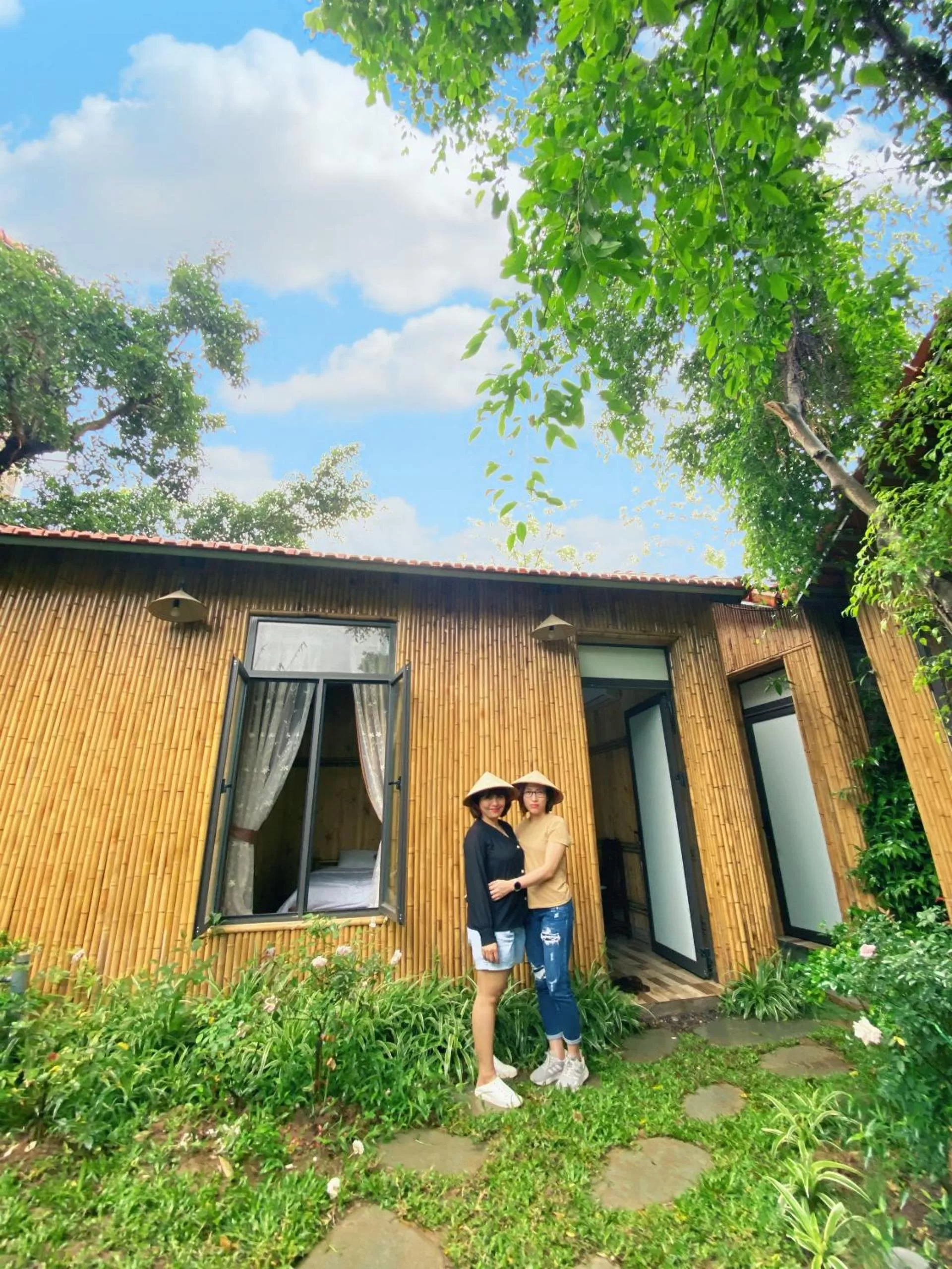 Garden, Children in Trang An Moon Garden Homestay