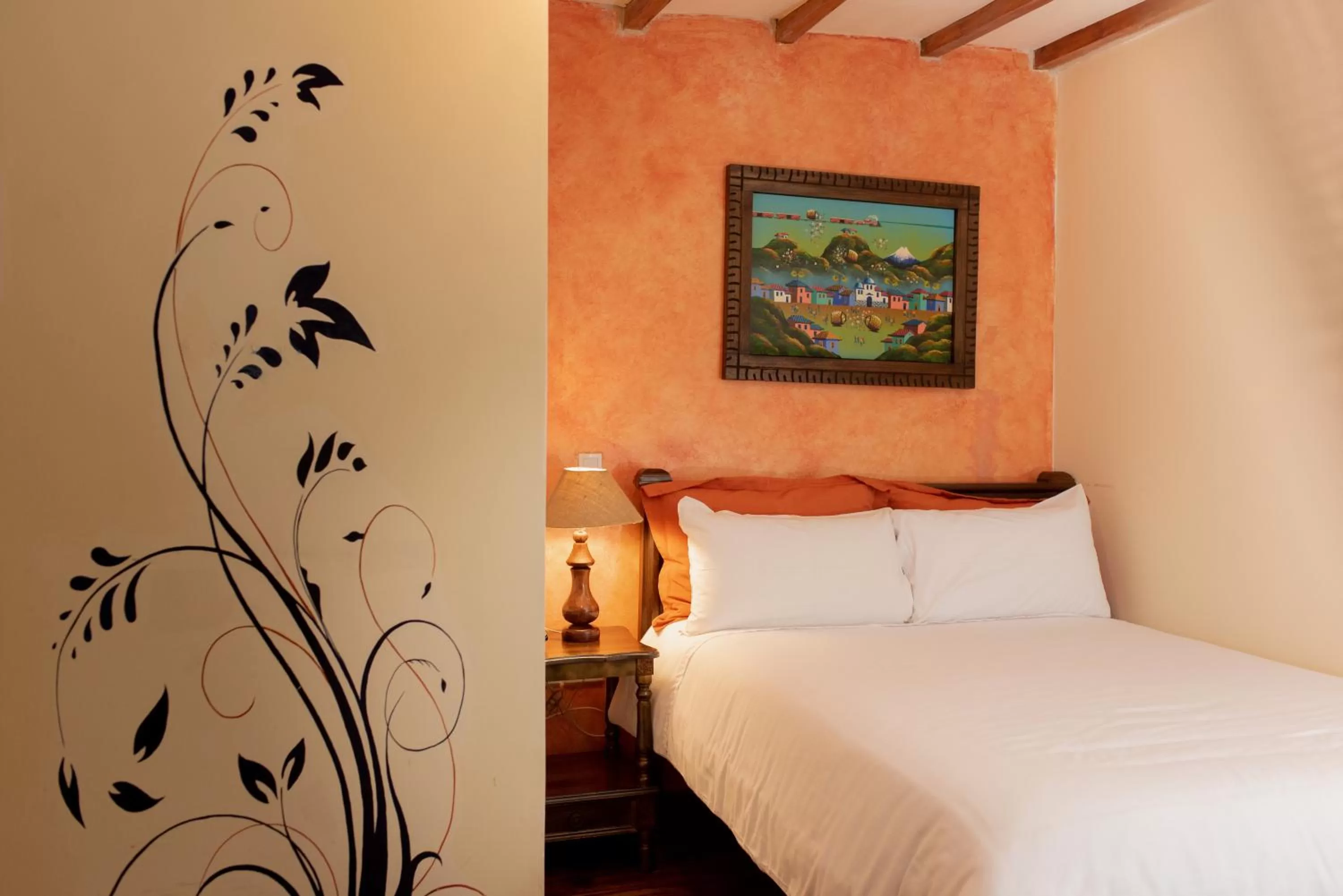 Bed in Hotel Spa Mansion Santa Isabella