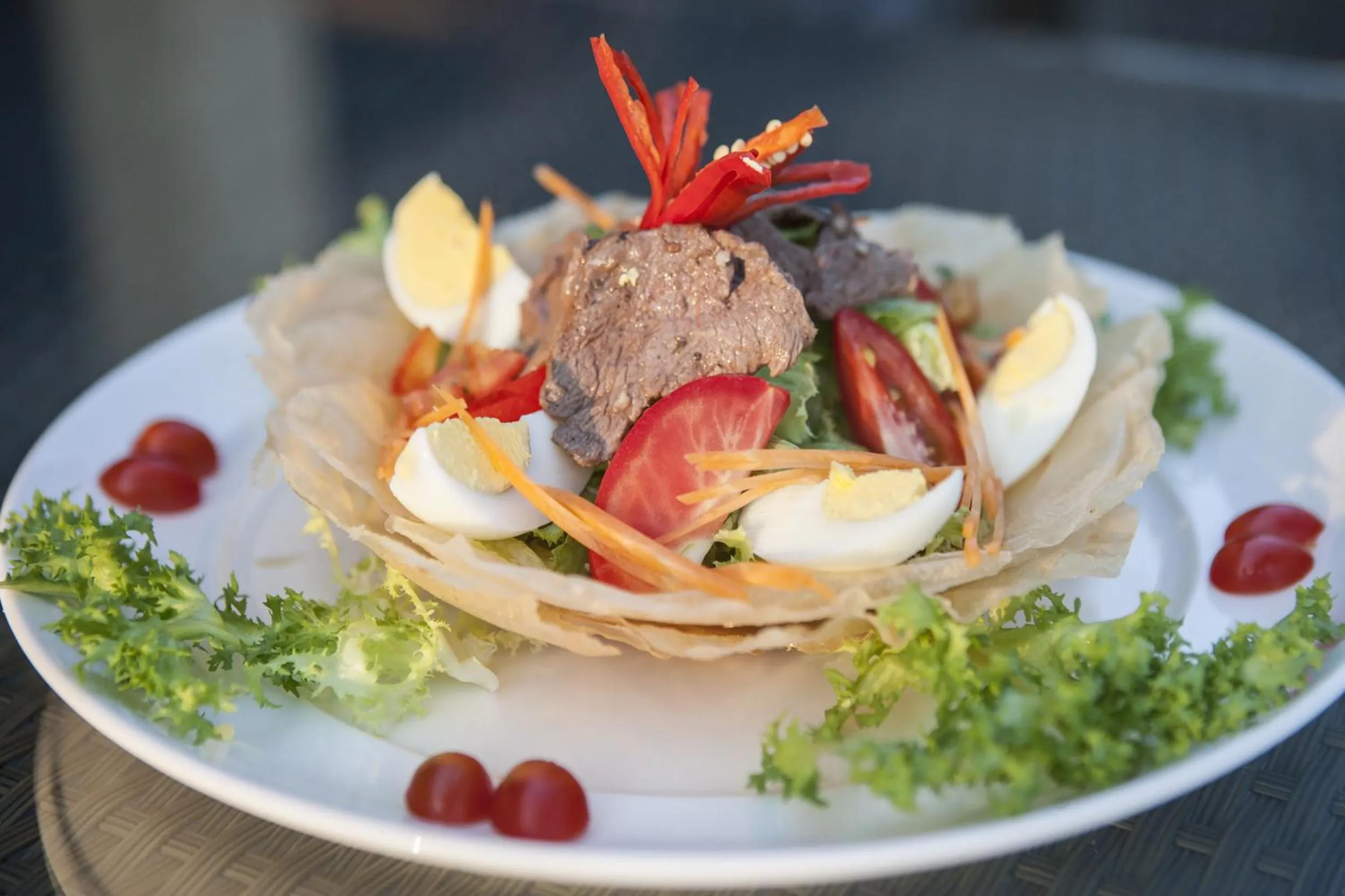 Food close-up in Aroma Beach Resort and Spa
