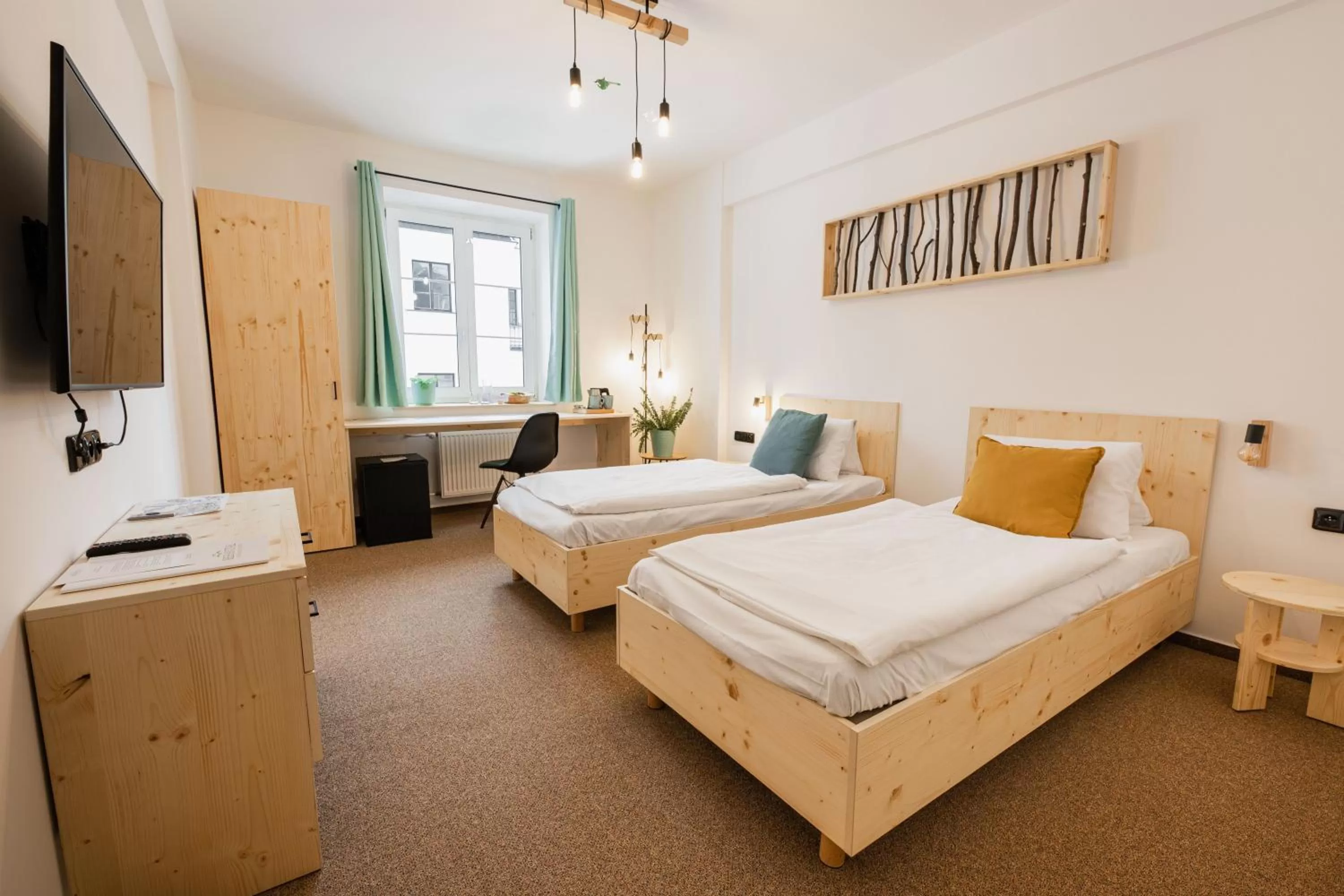 Bed in Hotel Rehavital