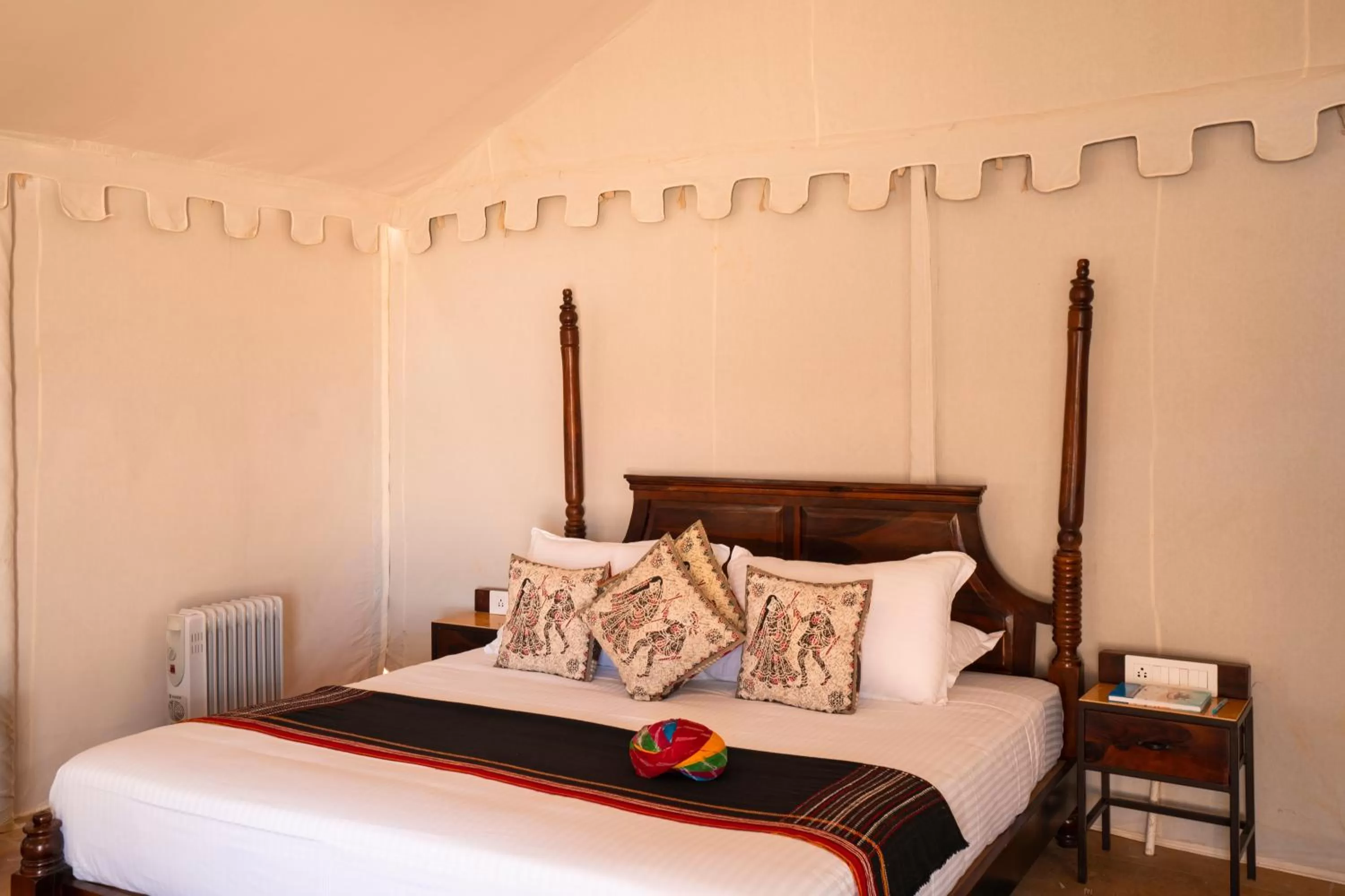 Bed in Helsinki Desert Camp