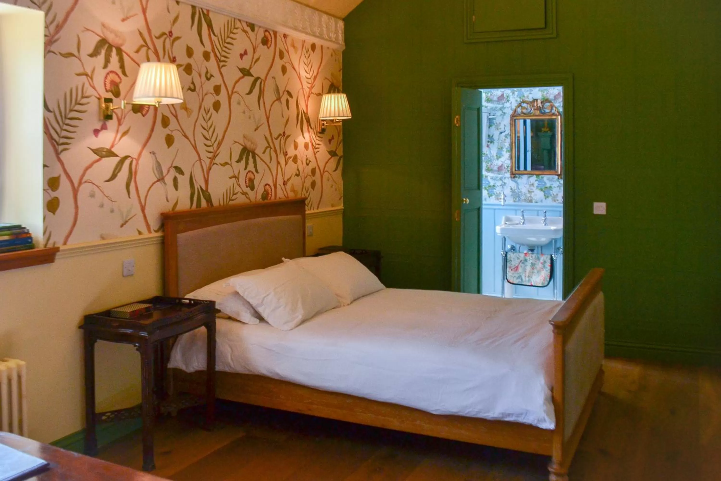 Bed in The Munches Room at Buittle Castle