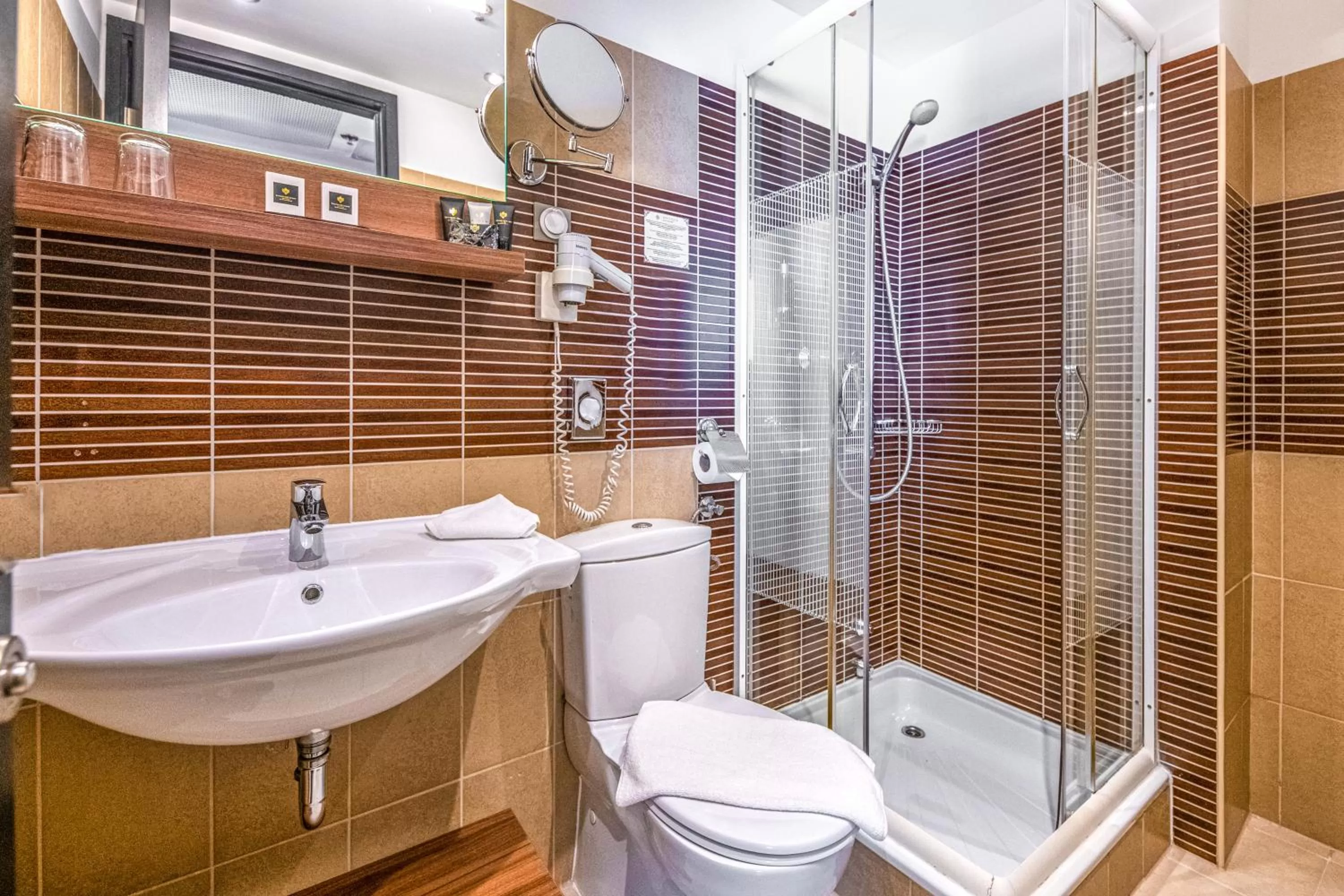 Shower in Charm Hotel Budapest - formerly Boutique Hotel Budapest