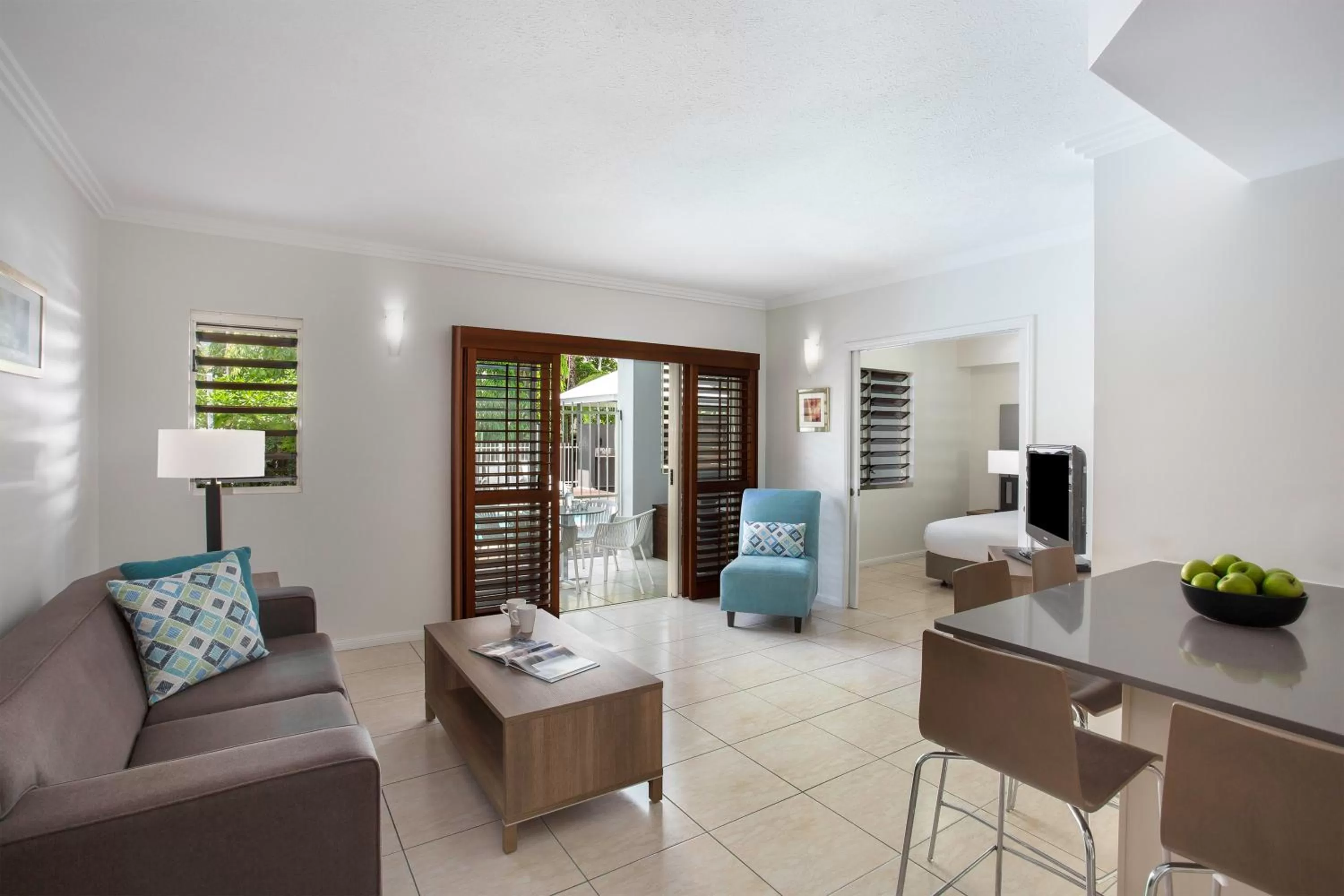 Living room in Mantra Aqueous on Port