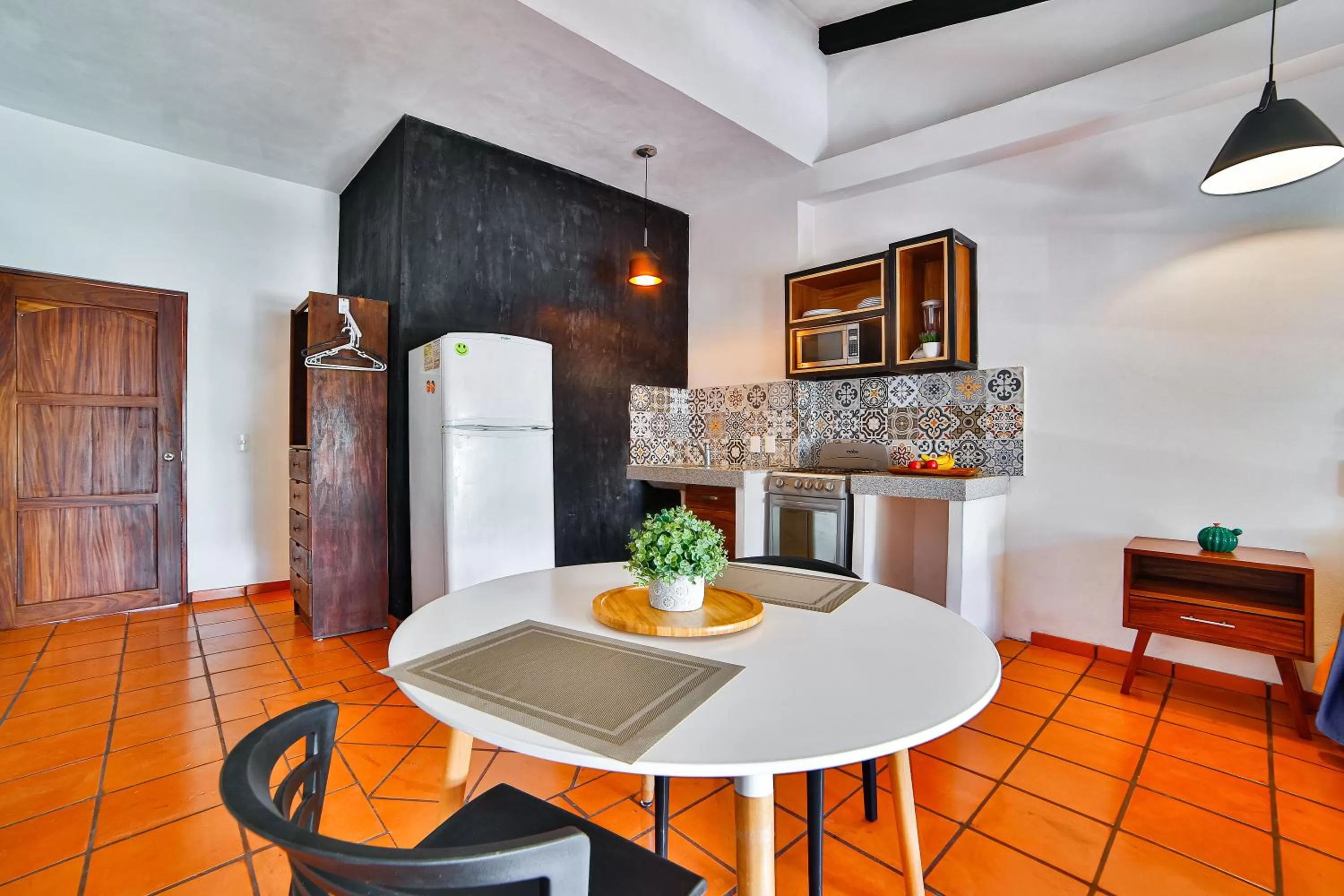 Kitchen or kitchenette in Hotel Villa del Mar Tradicional