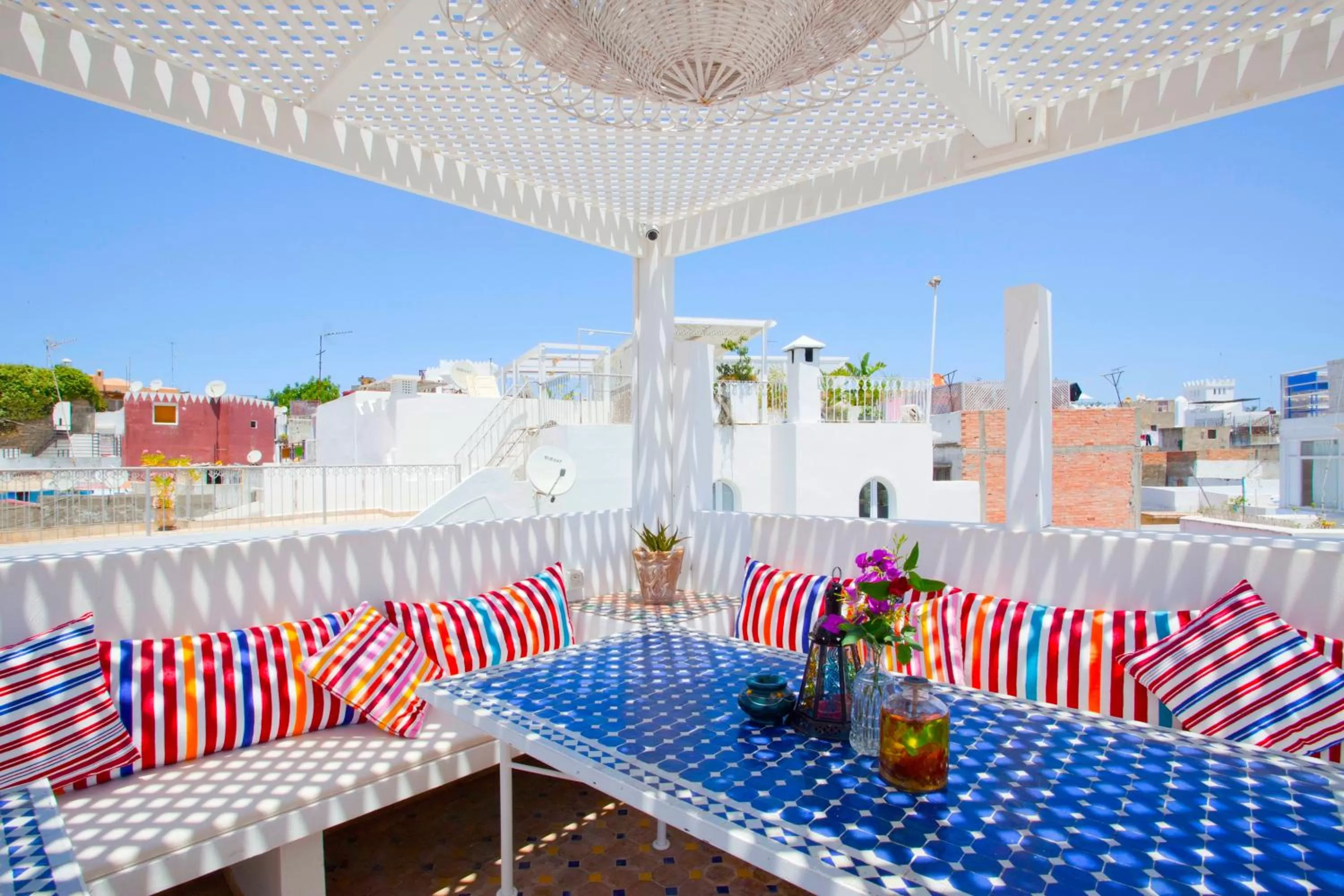 Balcony/Terrace, Restaurant/Places to Eat in Kasbah Rose