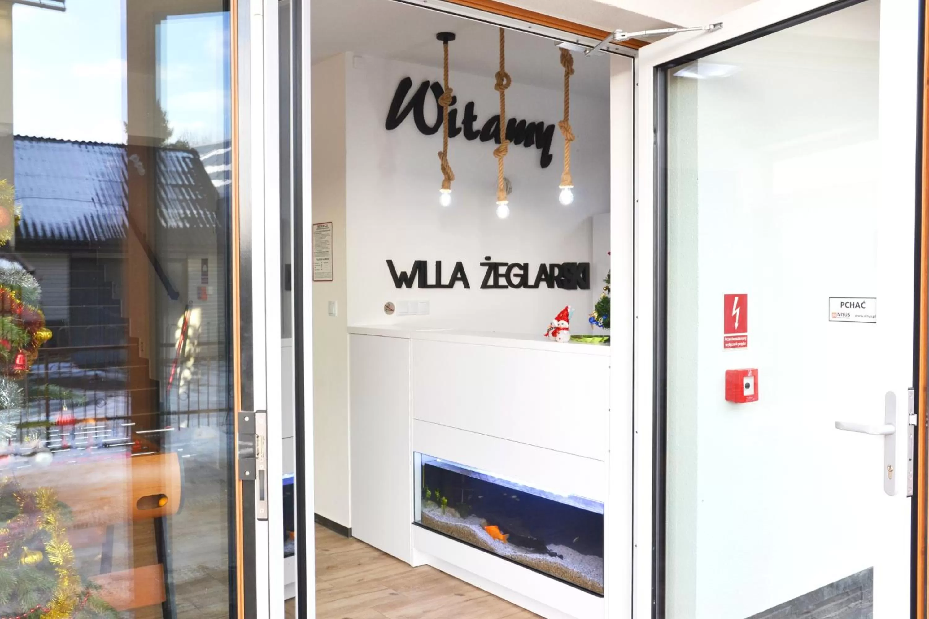 Lobby or reception in Willa ŻeglarSki