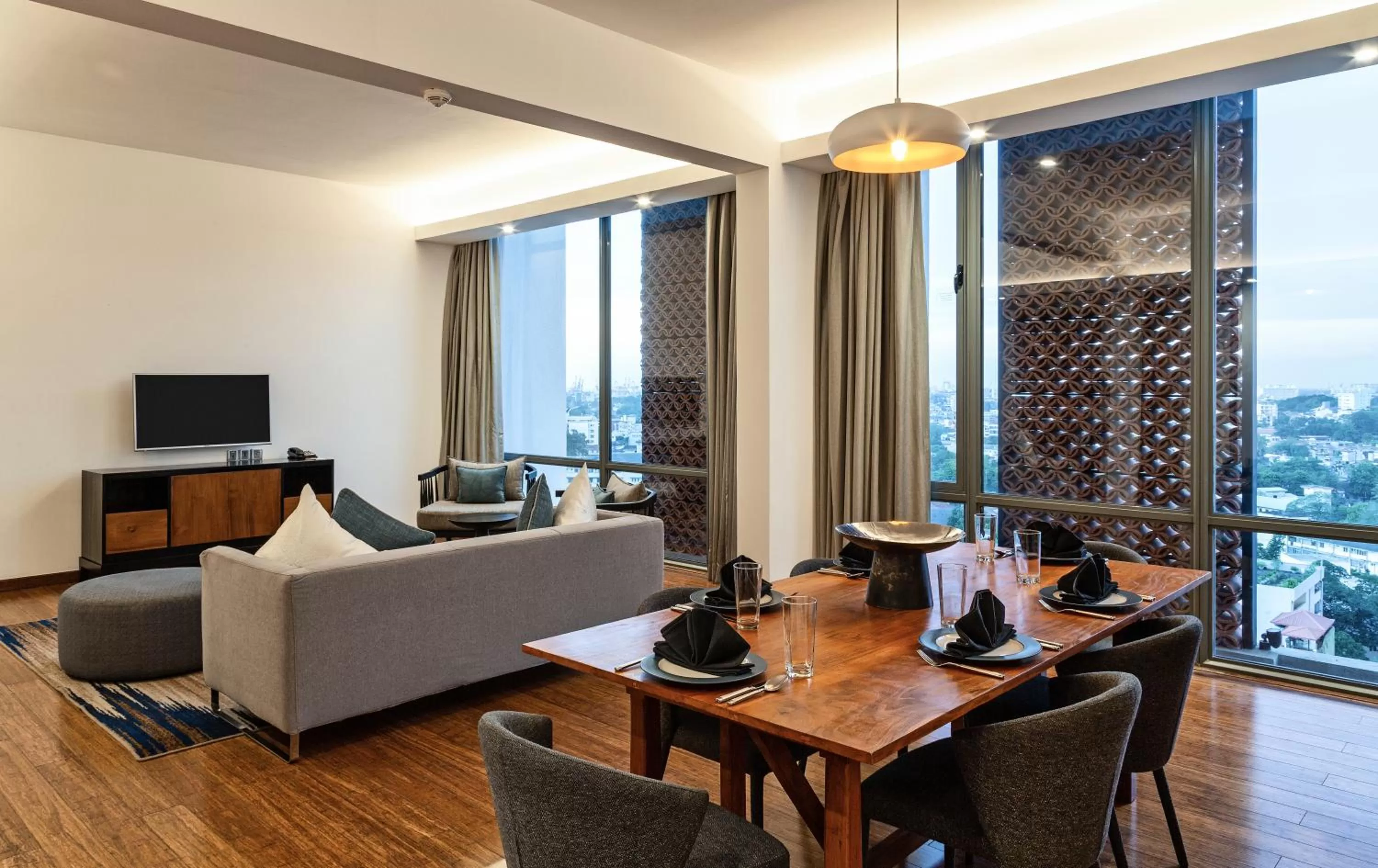 Living room in Jetwing Colombo Seven