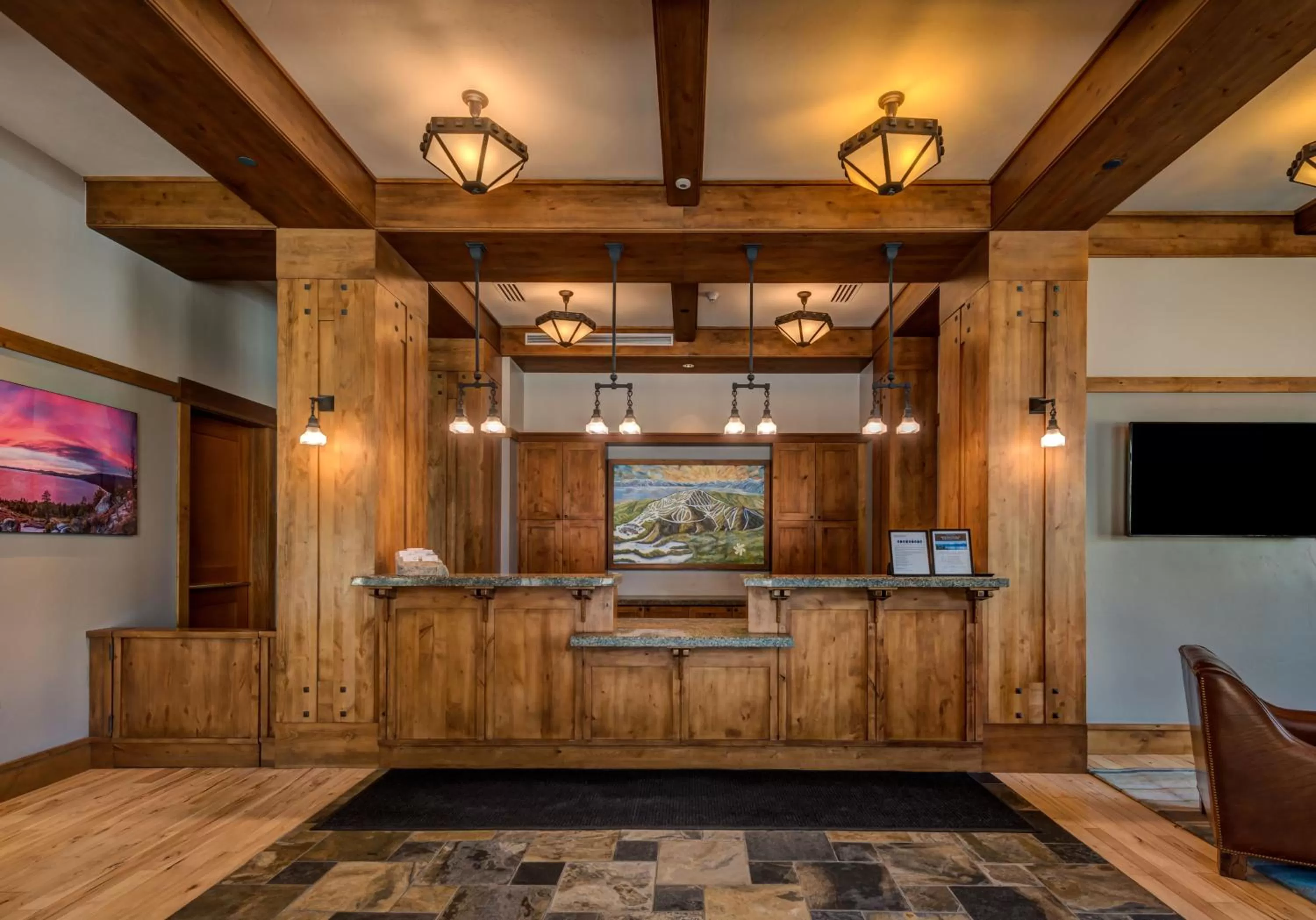 Facade/entrance in East West Hospitality at Tahoe