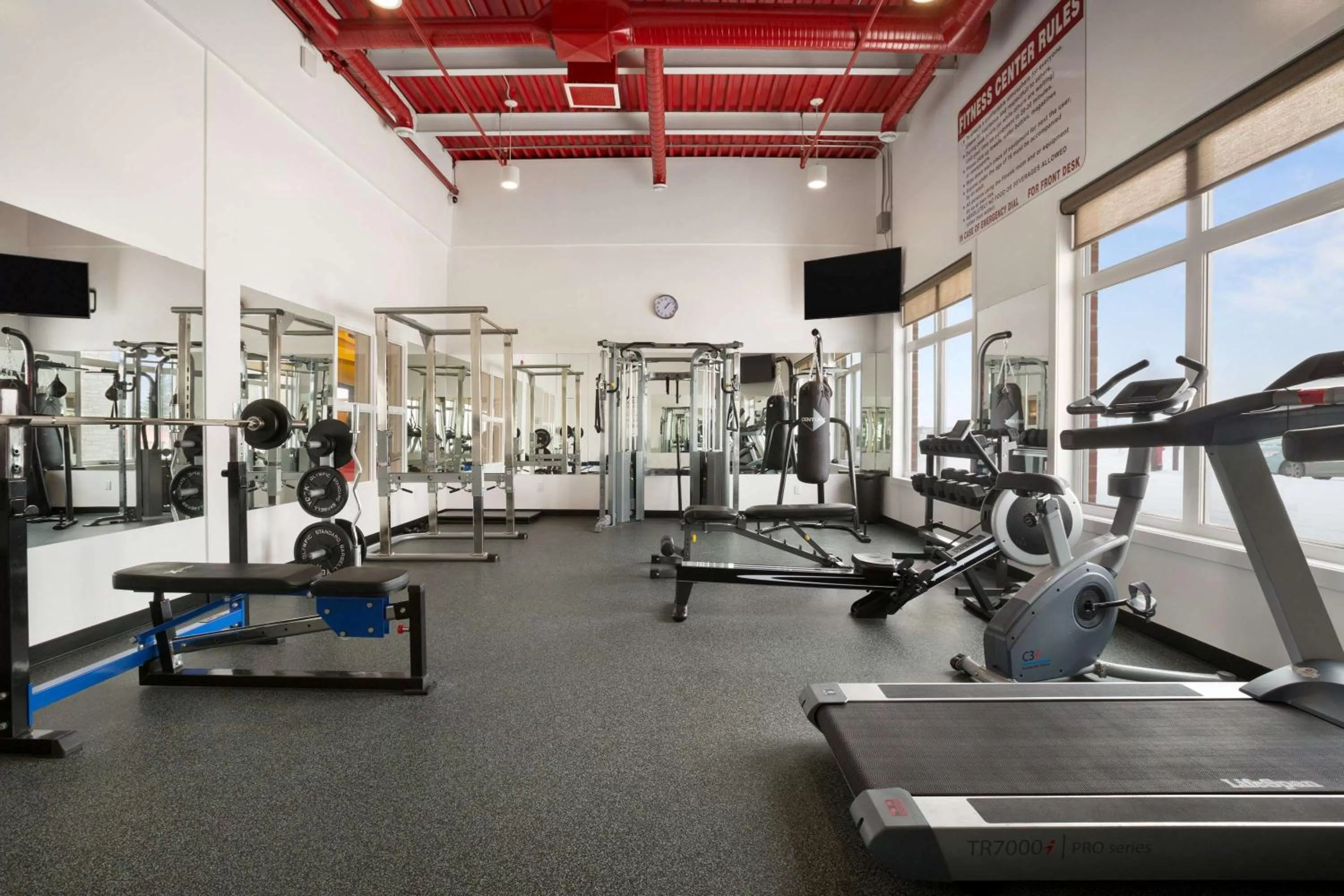 Fitness centre/facilities in Ramada by Wyndham Emerald Park/Regina East