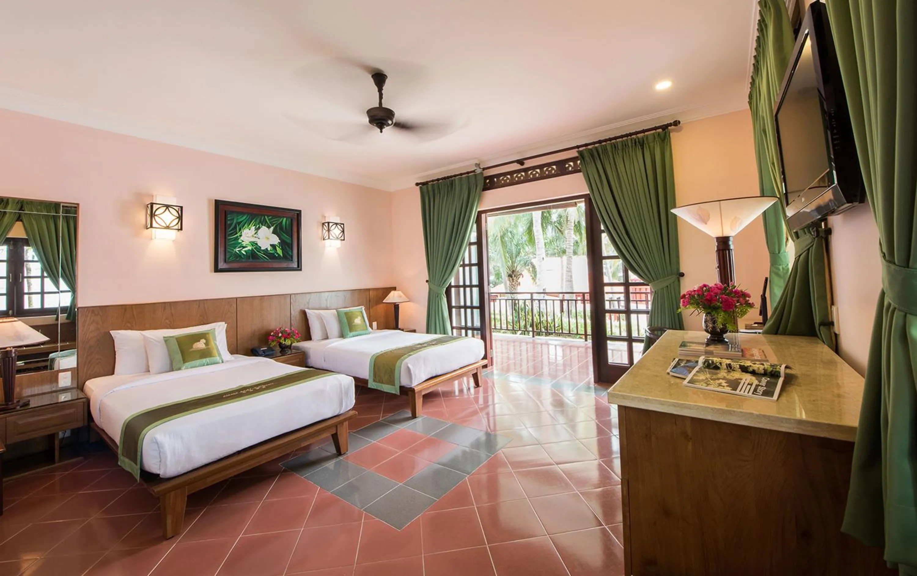Bed in Phu Hai Beach Resort & Spa Phan Thiet