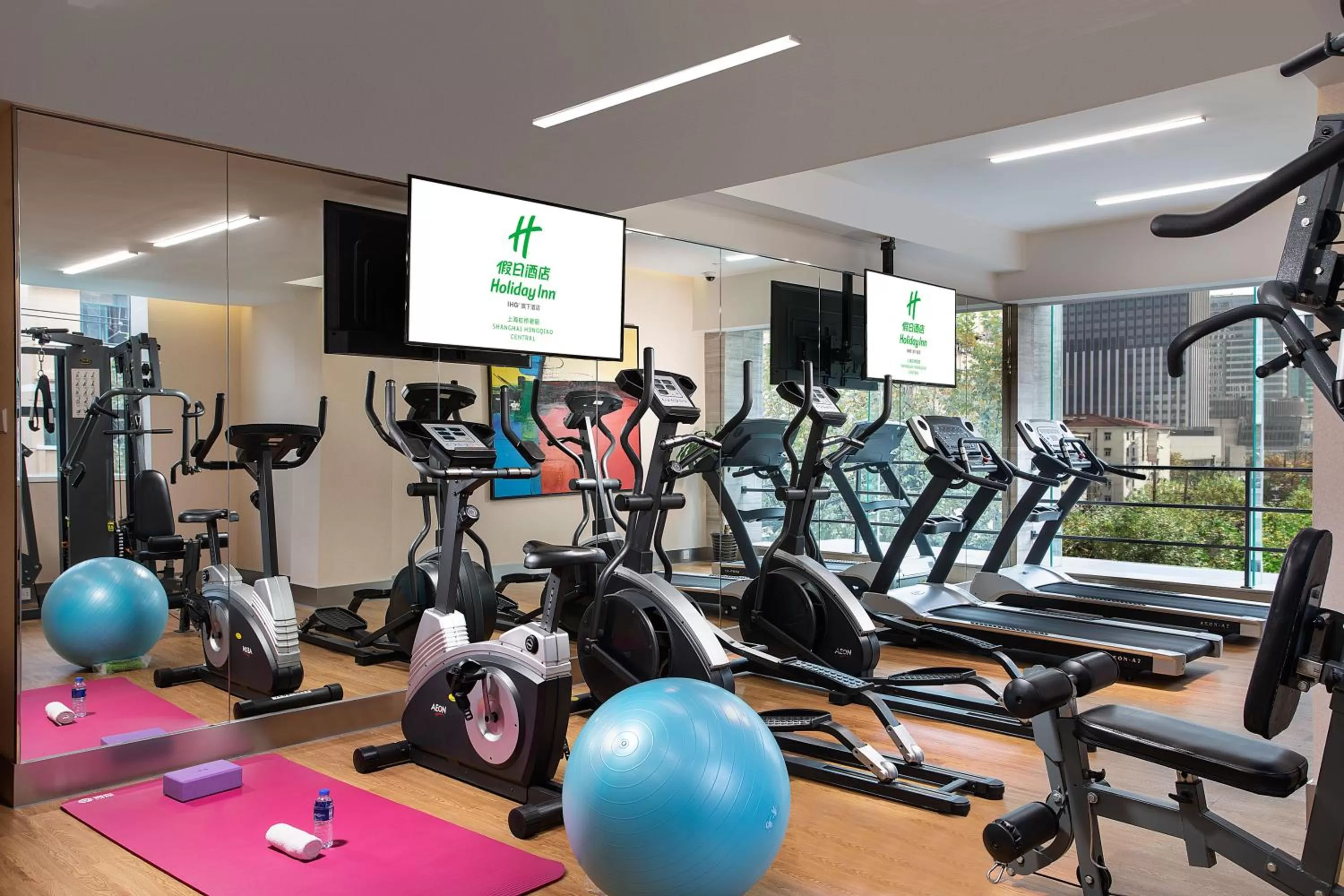 Fitness centre/facilities in Holiday Inn Shanghai Hongqiao Central, an IHG Hotel