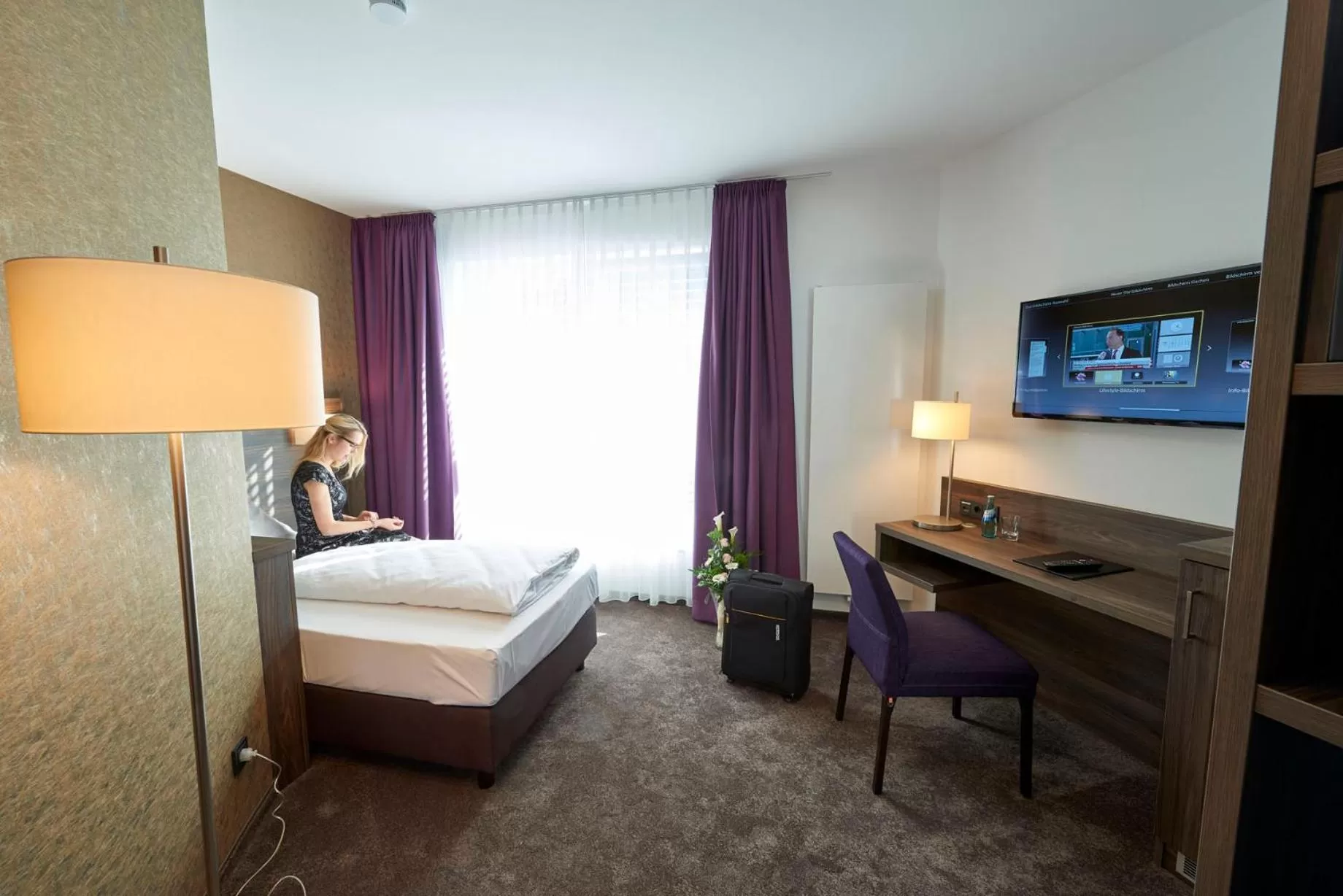 Bed in Hotel Mühlenhof Lollar