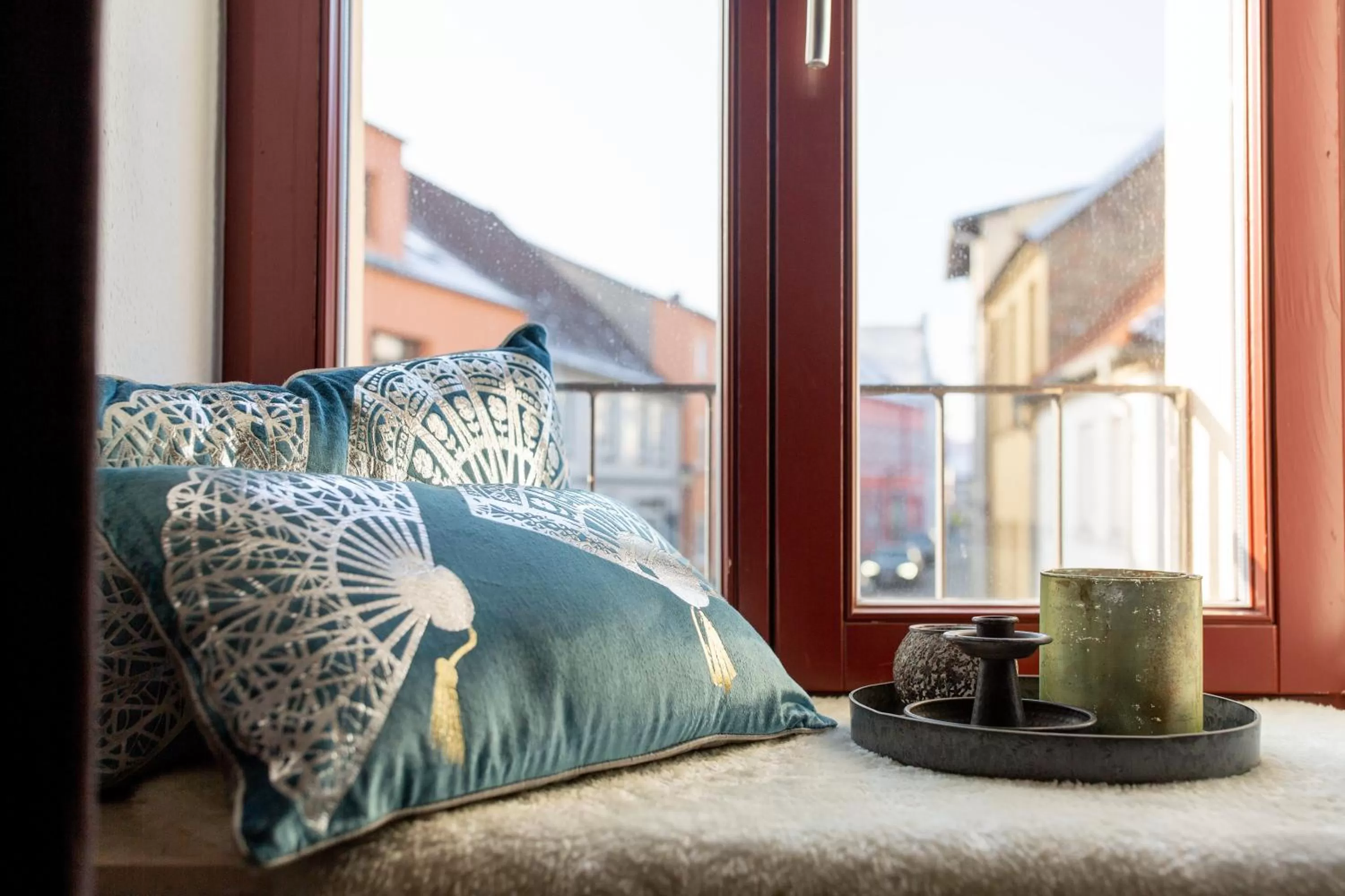 Decorative detail, Bed in Hotel Inselhof