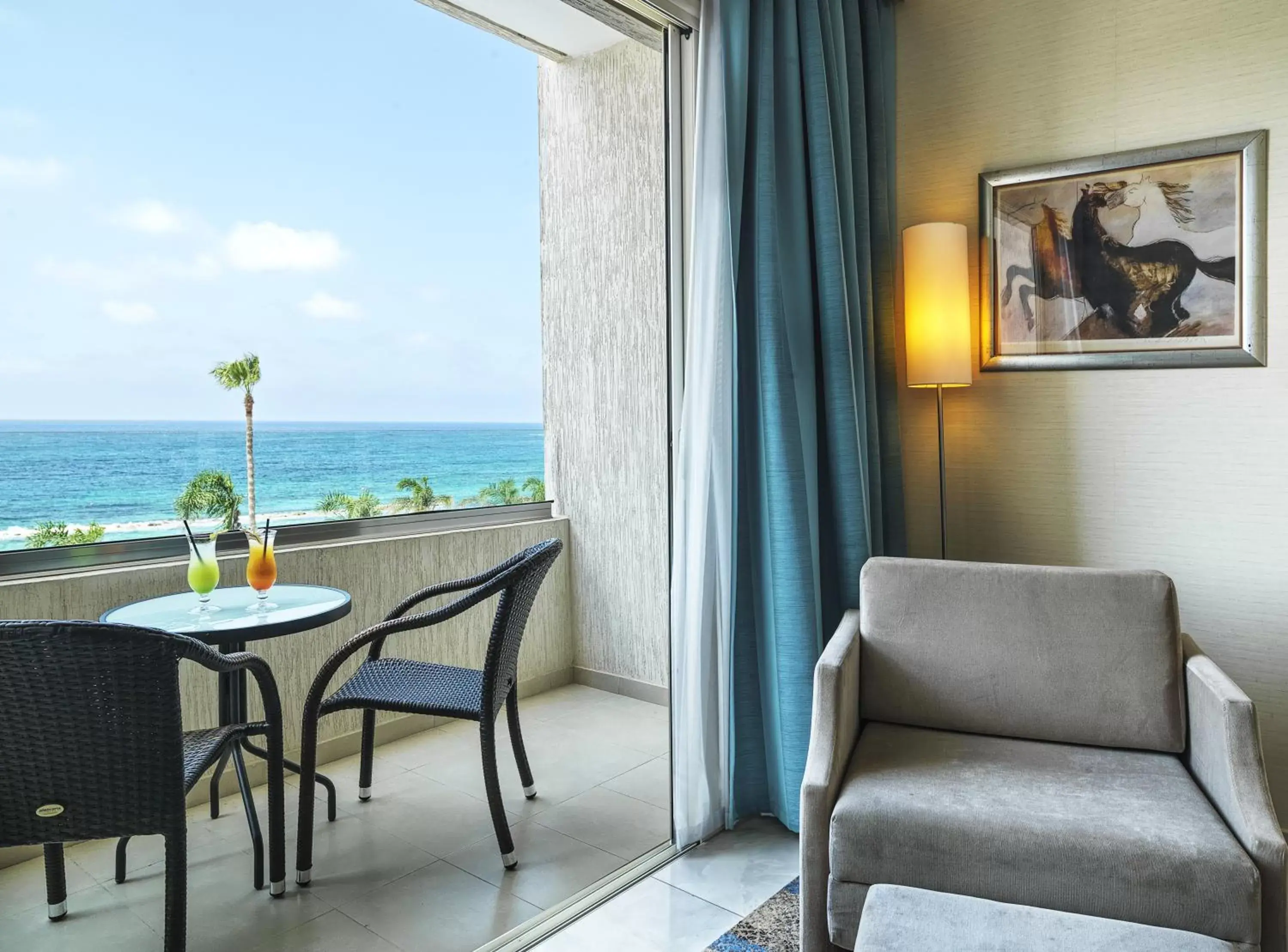 Single Room with Front Sea View in Alexander The Great Beach Hotel Single Room with Front Sea View in Alexander The Great Beach Hotel