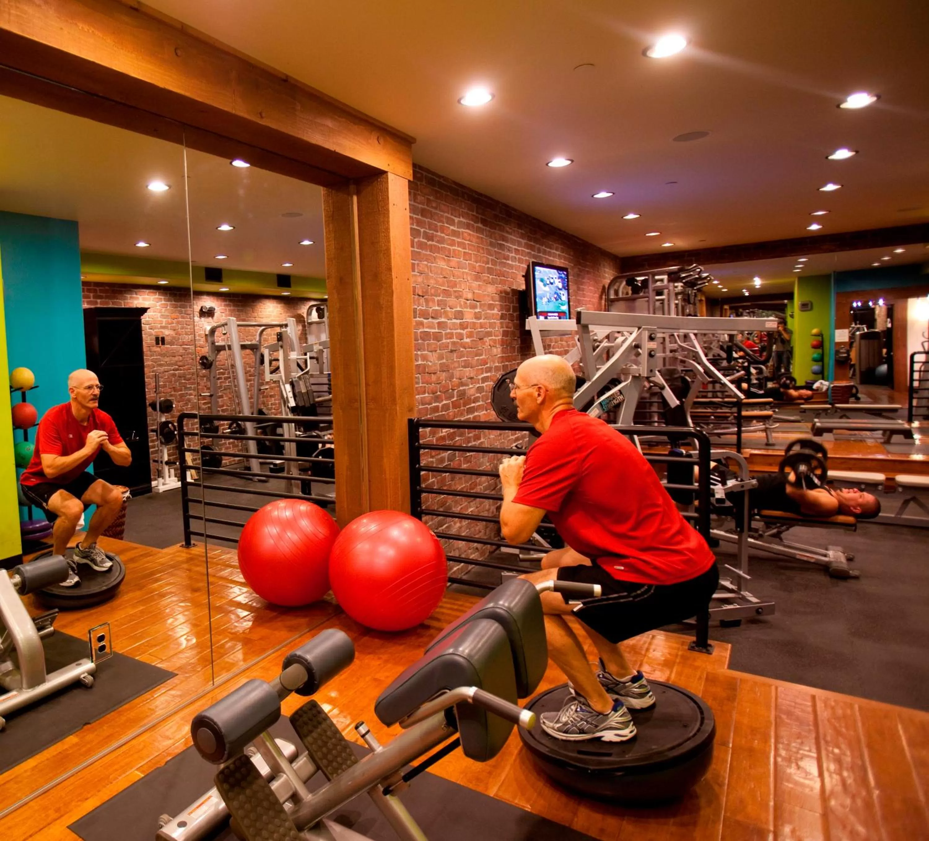 Fitness centre/facilities in The White Buffalo Club