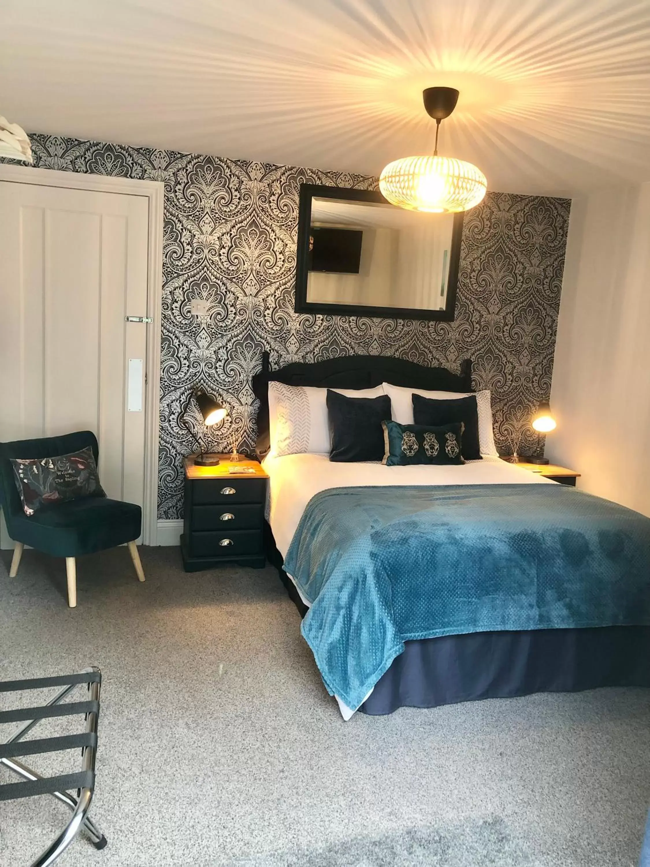 Seating area, Bed in The Sapling Seating area, Bed in The Sapling