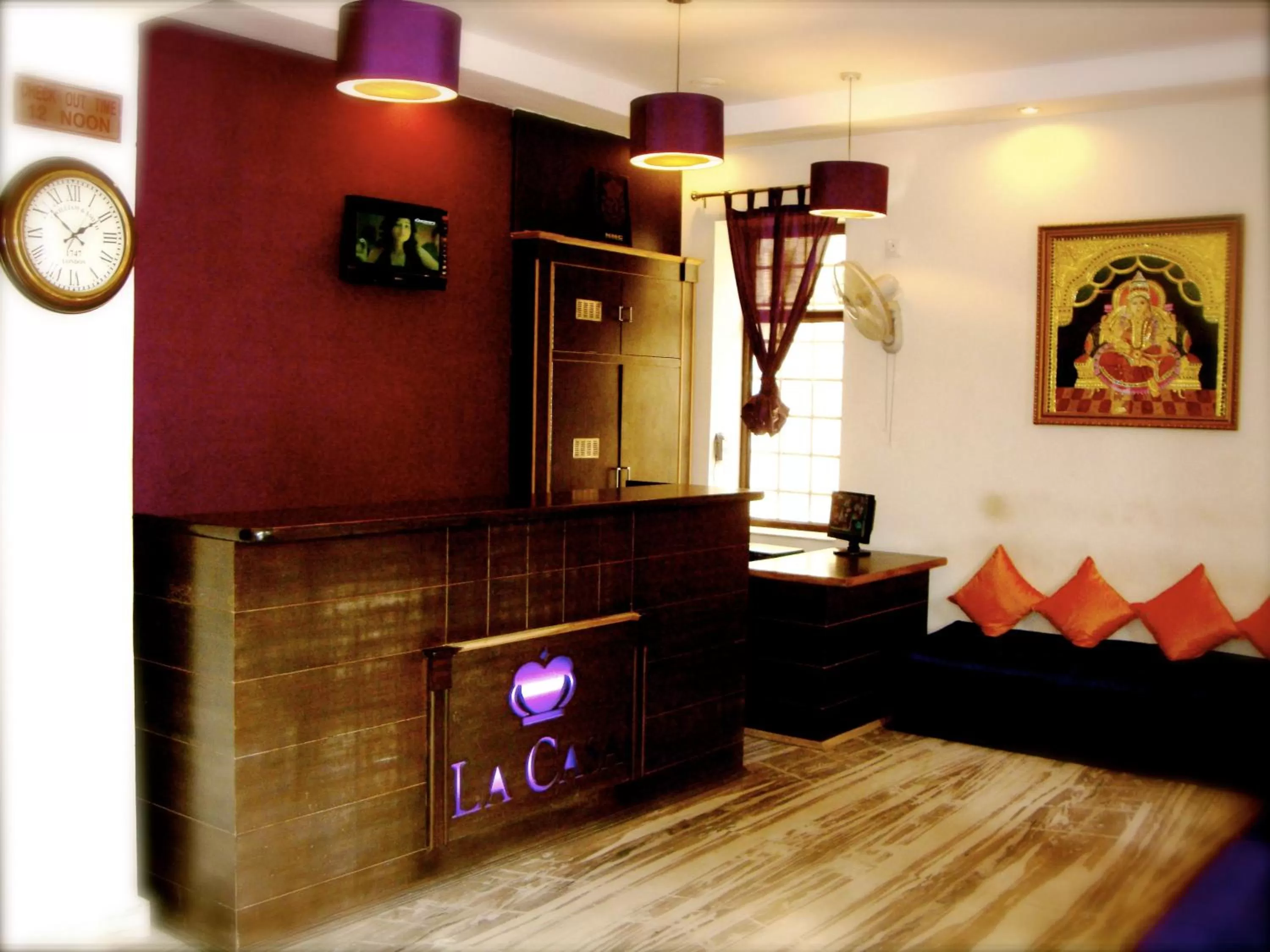 Lobby or reception in La Casa