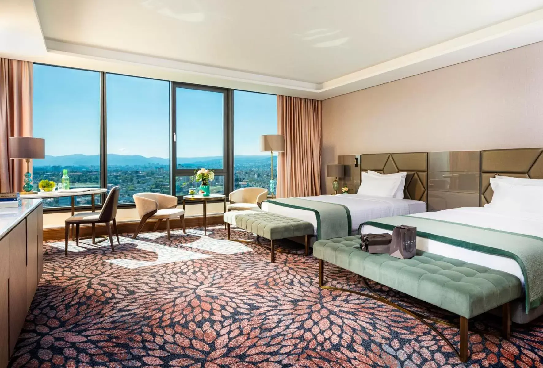 Premium Room with Twin beds in Grand Hotel Millennium Sofia Premium Room with Twin beds in Grand Hotel Millennium Sofia