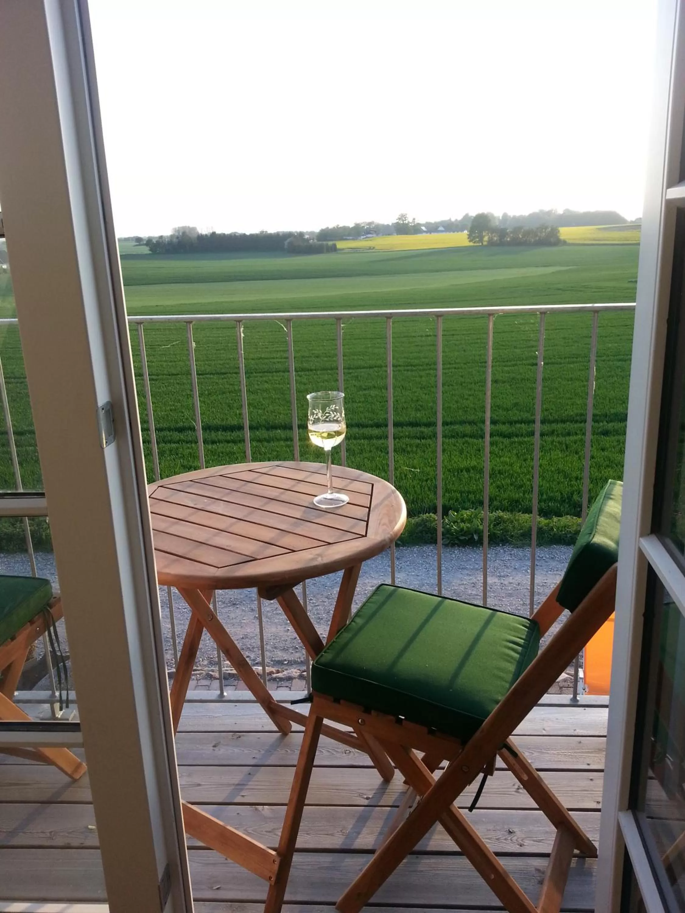 Balcony/Terrace, Sea View in Roskilde B&B