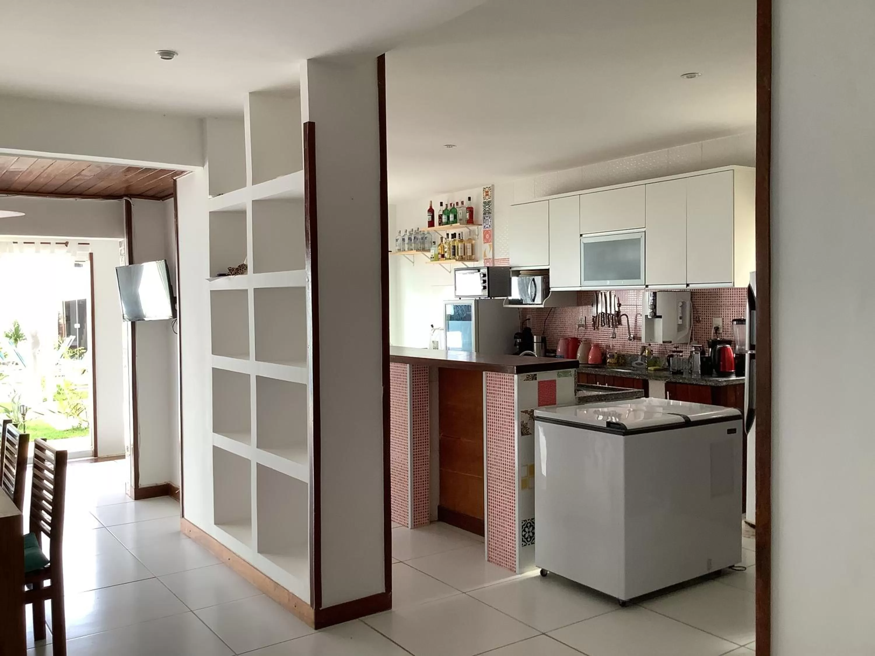 Kitchen or kitchenette in Pousada Villa Encantada LGBTQIAPlus