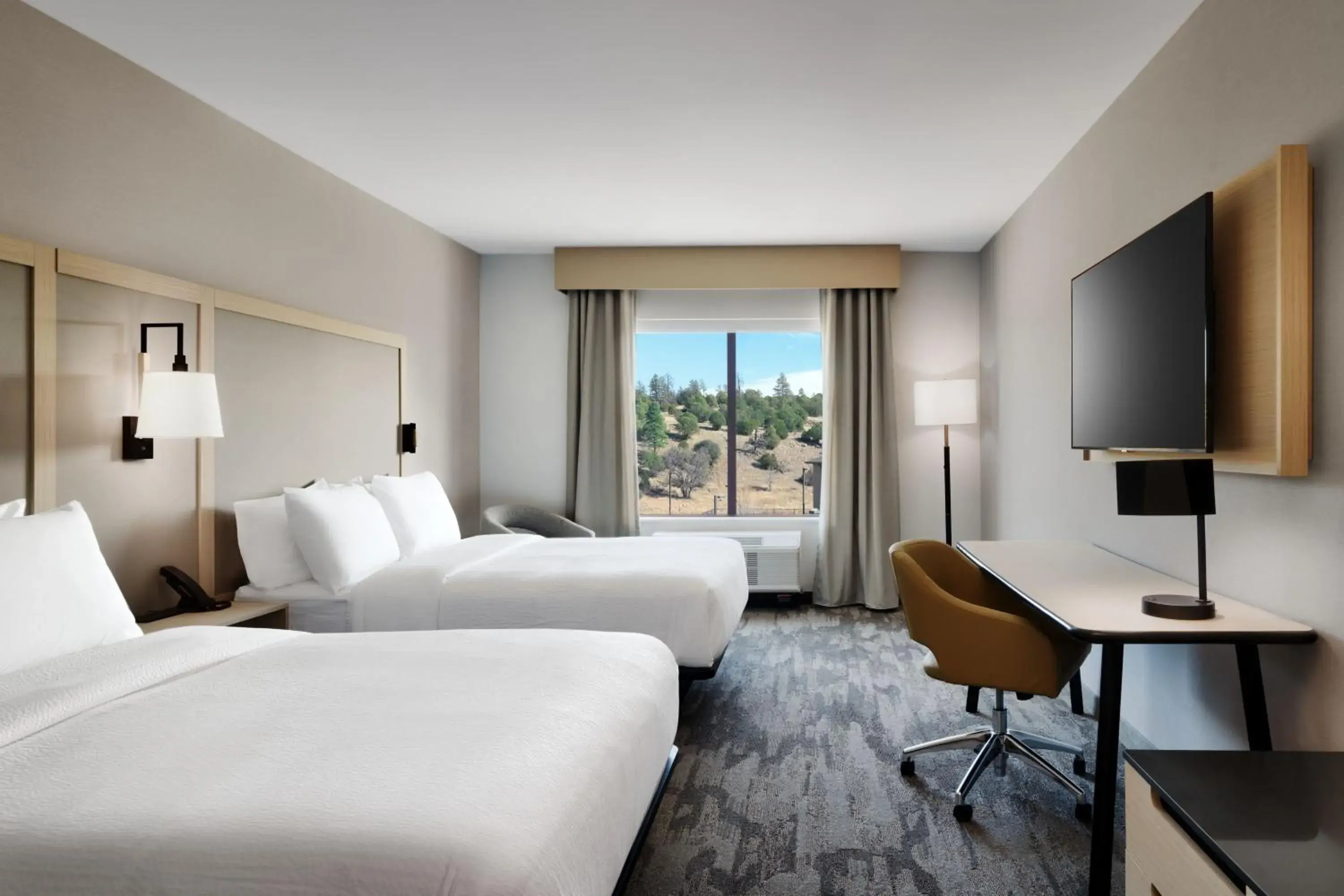 Queen Room with Two Queen Beds in Fairfield by Marriott Inn & Suites Show Low Queen Room with Two Queen Beds in Fairfield by Marriott Inn & Suites Show Low