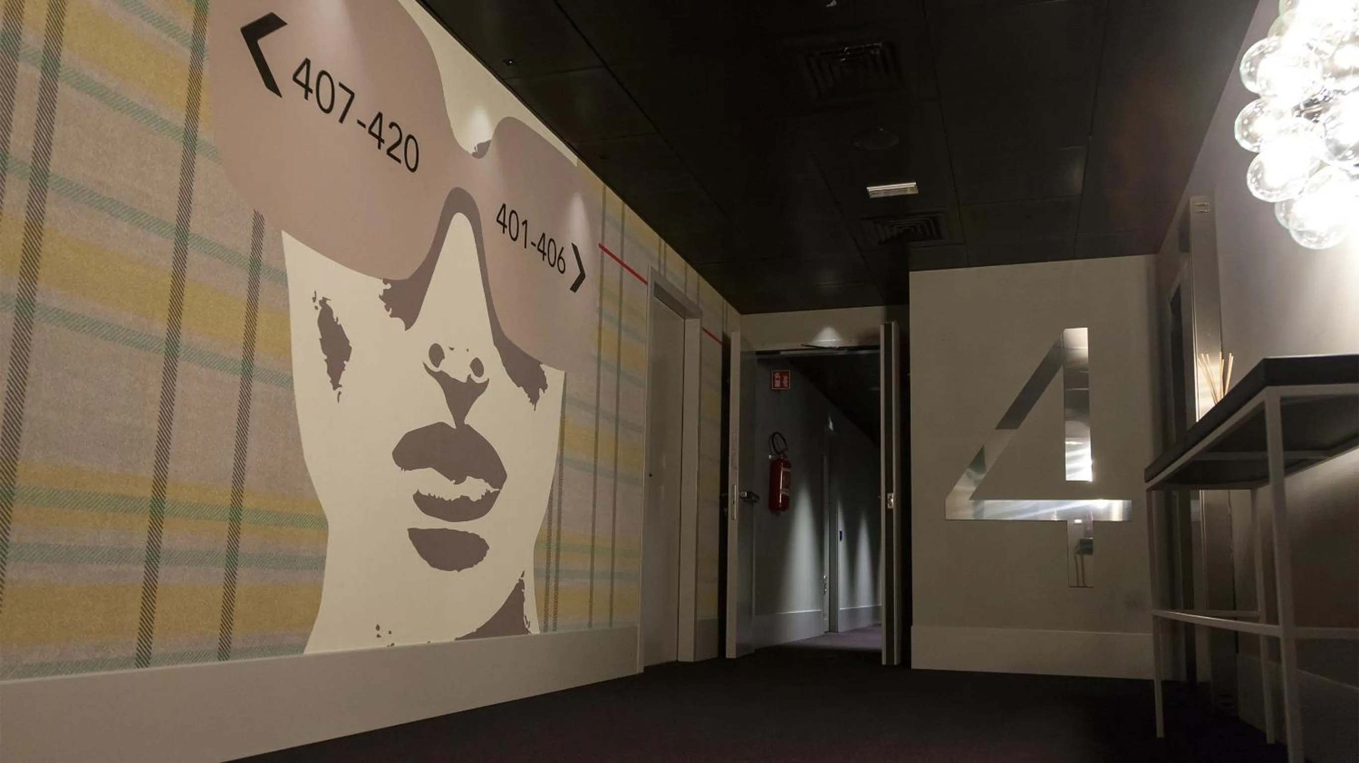 Decorative detail in G Hotel Pescara