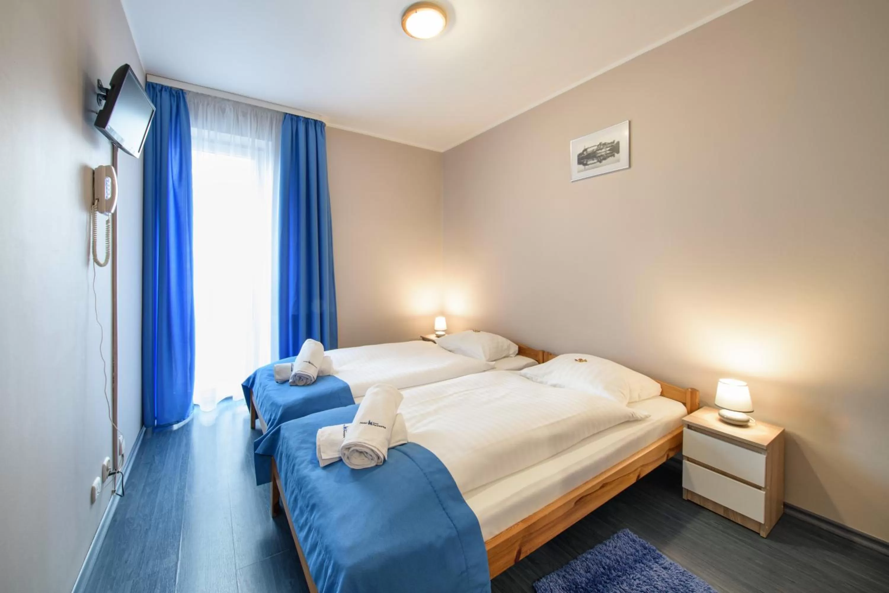 Bed in Hotel Nowa Panorama