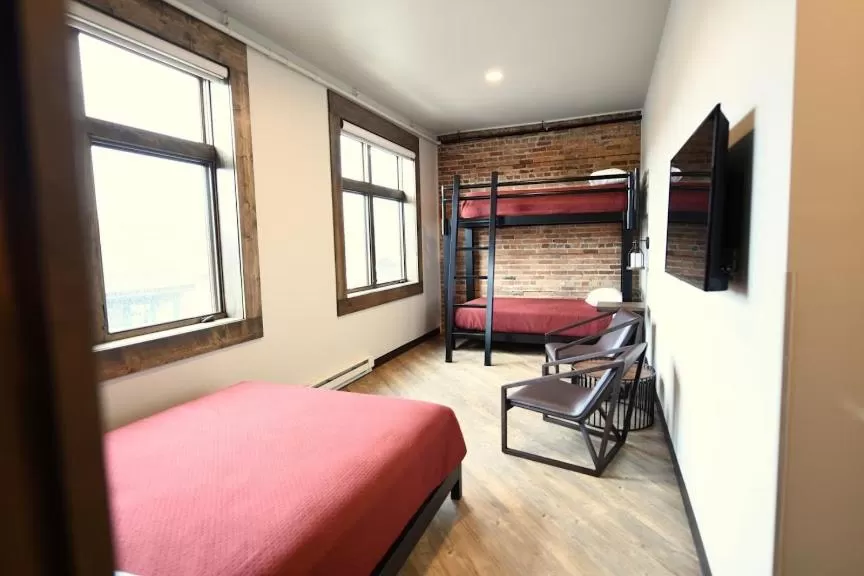 Bed in Crosby Lofts