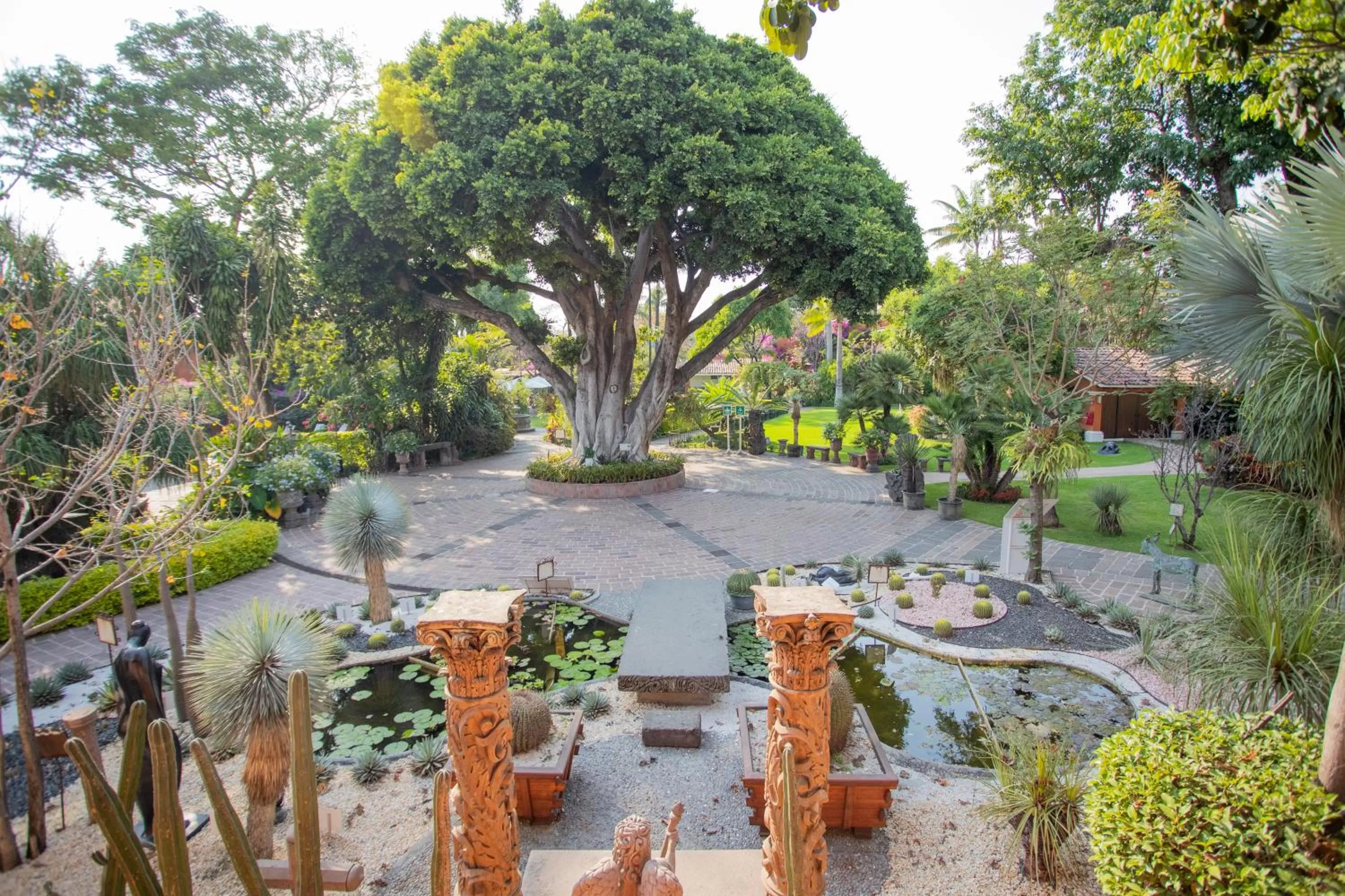 Garden in Hosteria Las Quintas Hotel Restaurante Bar