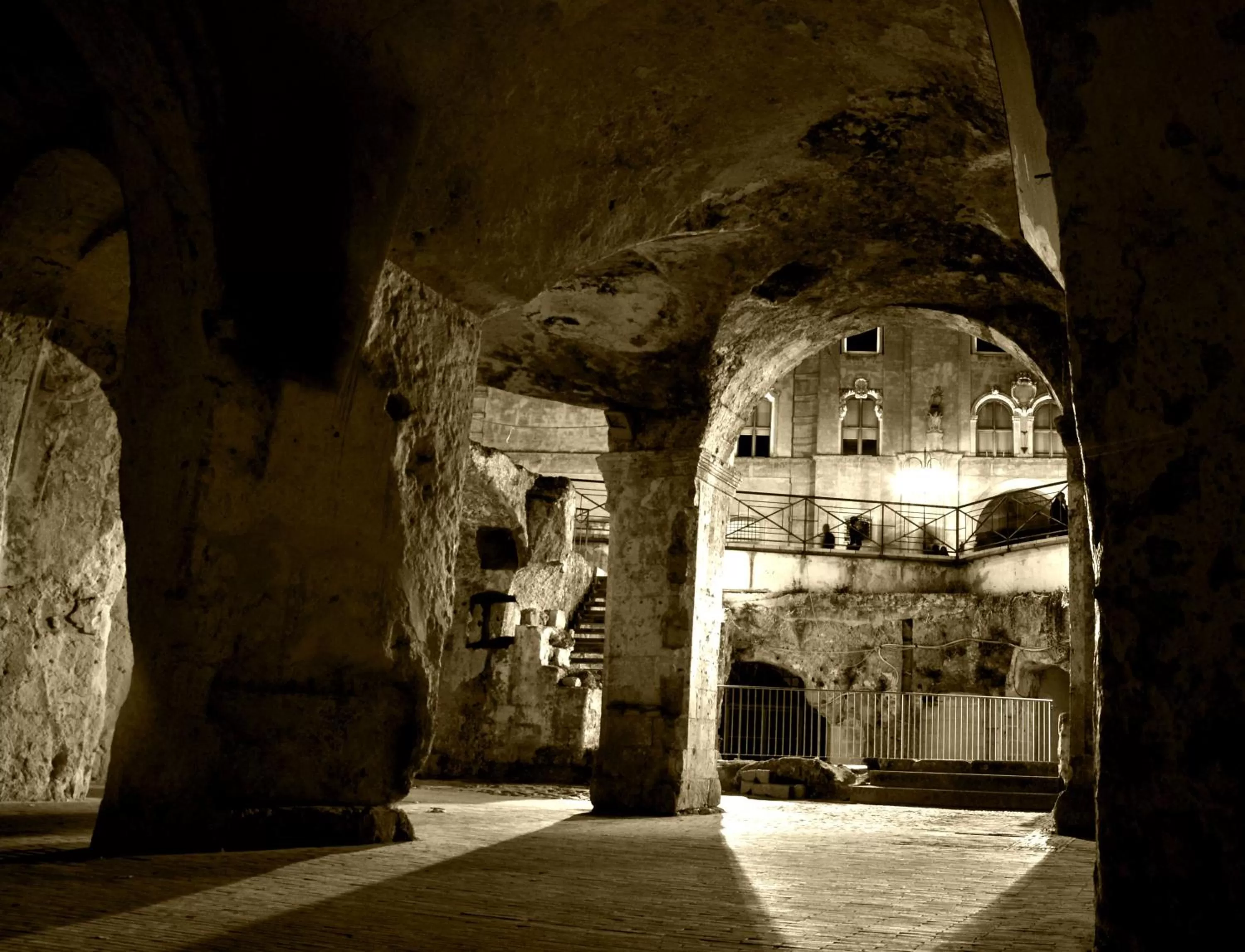 Landmark view in B&B La Gemma dei Sassi