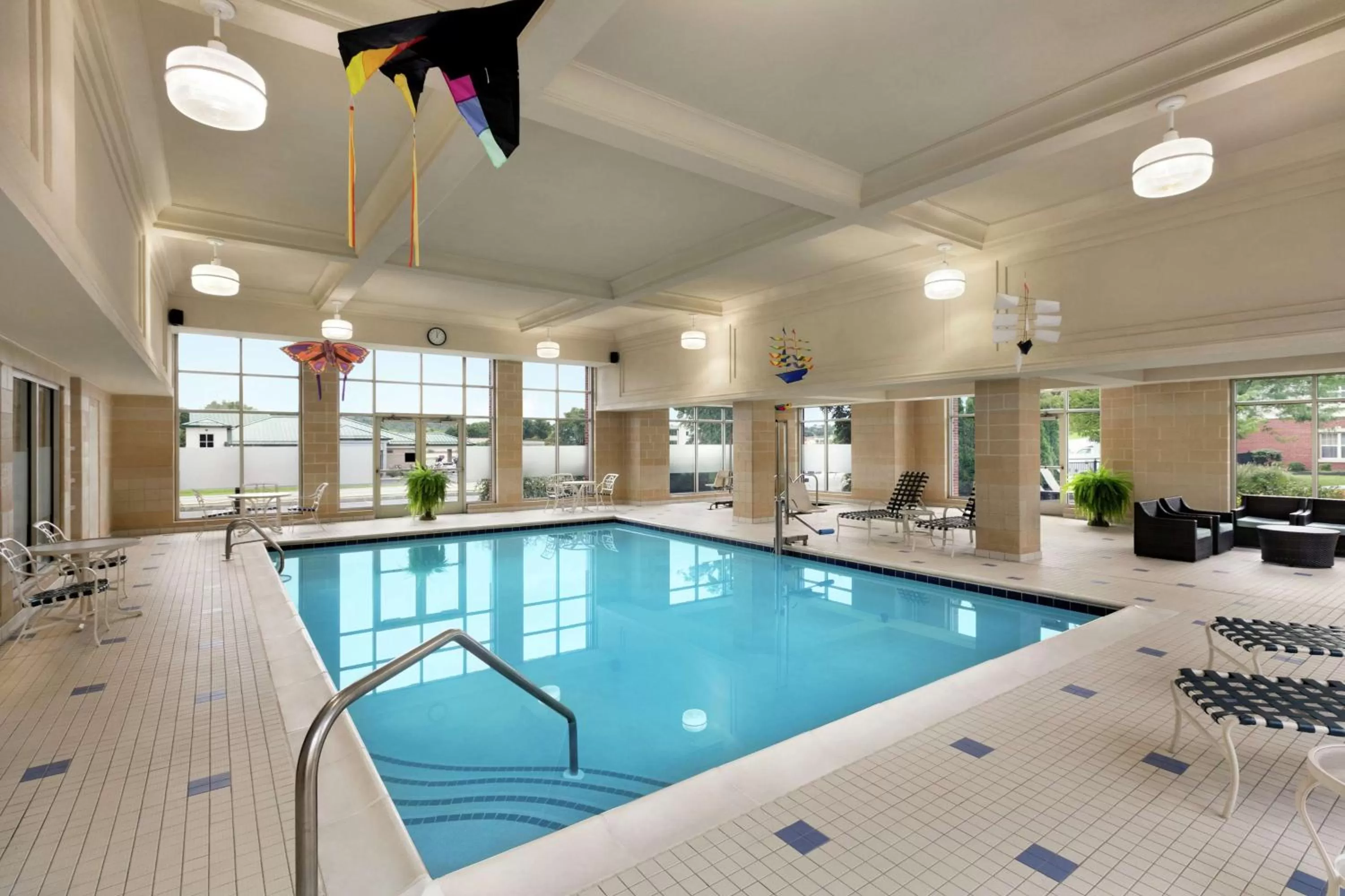 Pool view in Homewood Suites by Hilton Harrisburg East-Hershey Area