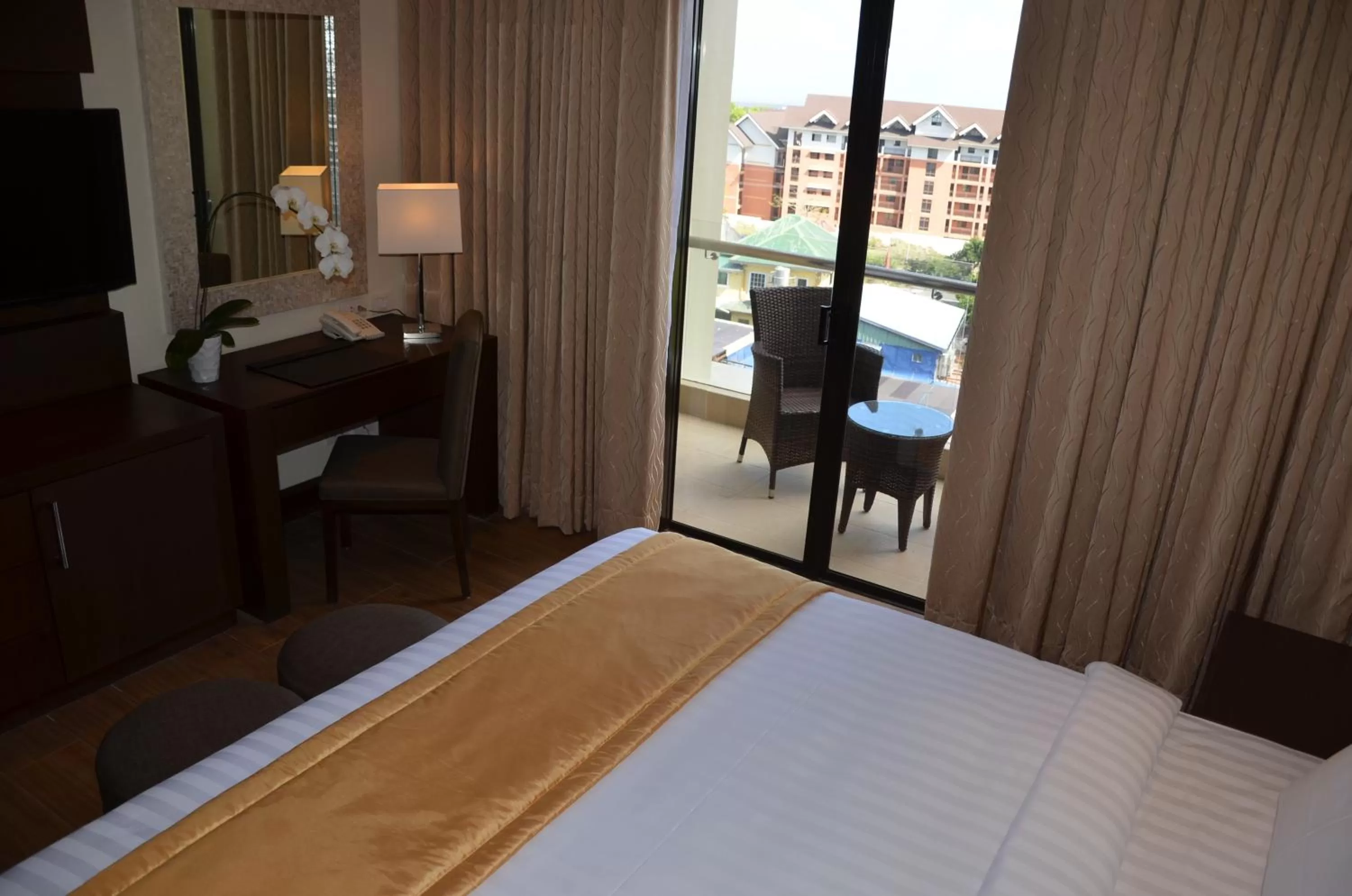 Photo of the whole room, Bed in Hotel Monticello Tagaytay