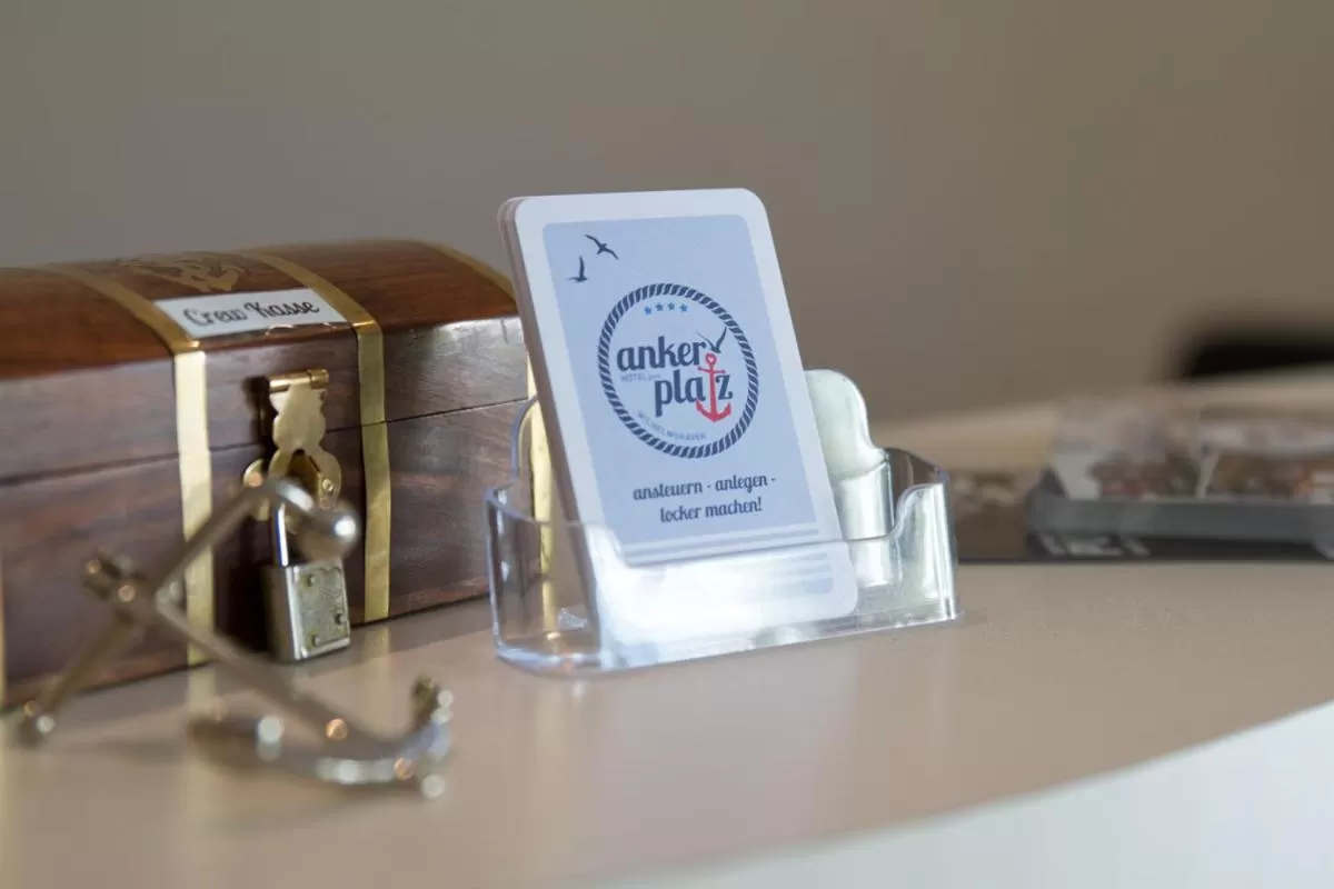 Lobby or reception in ankerplatz-Hotel garni