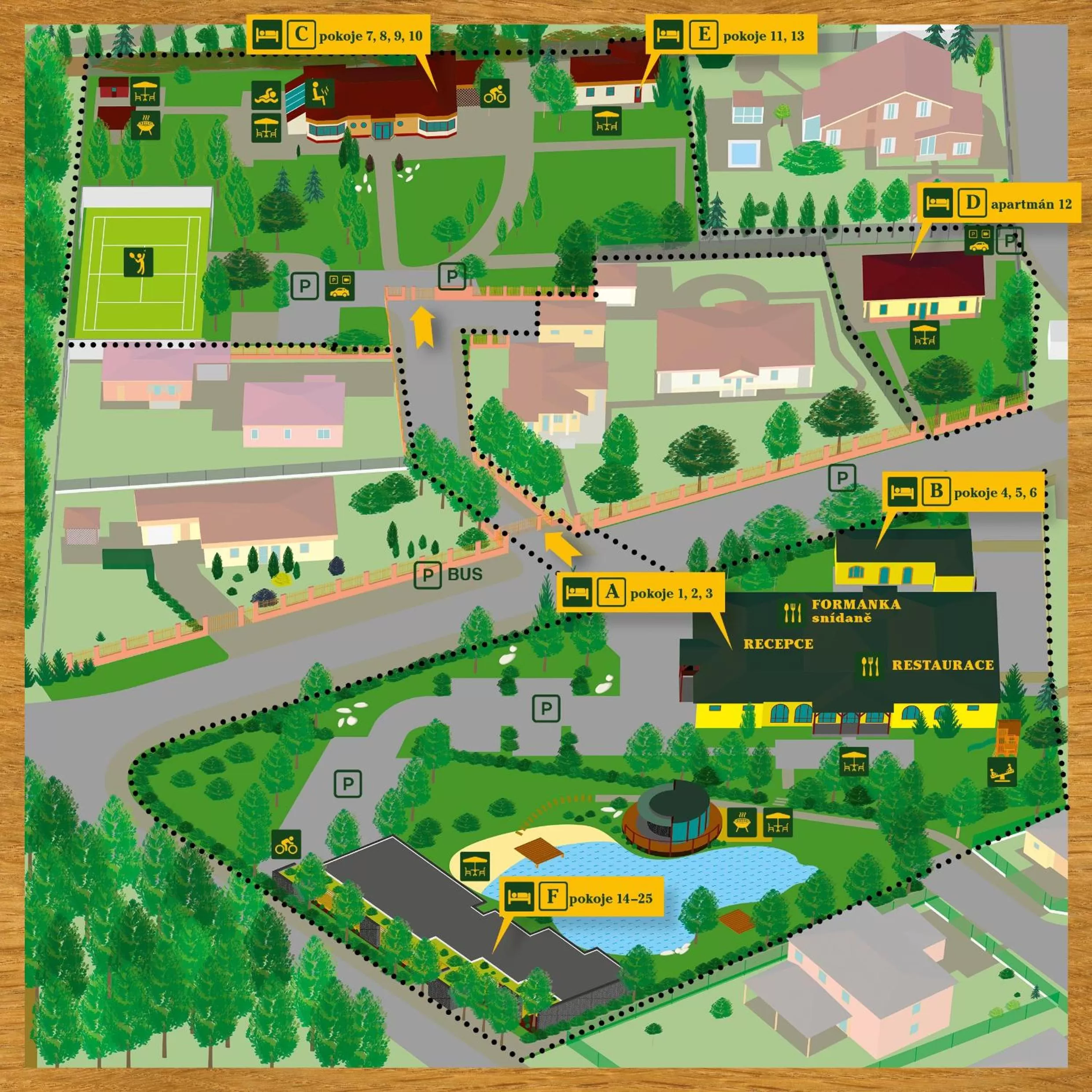 Bird's-eye View in Lovecká Bašta