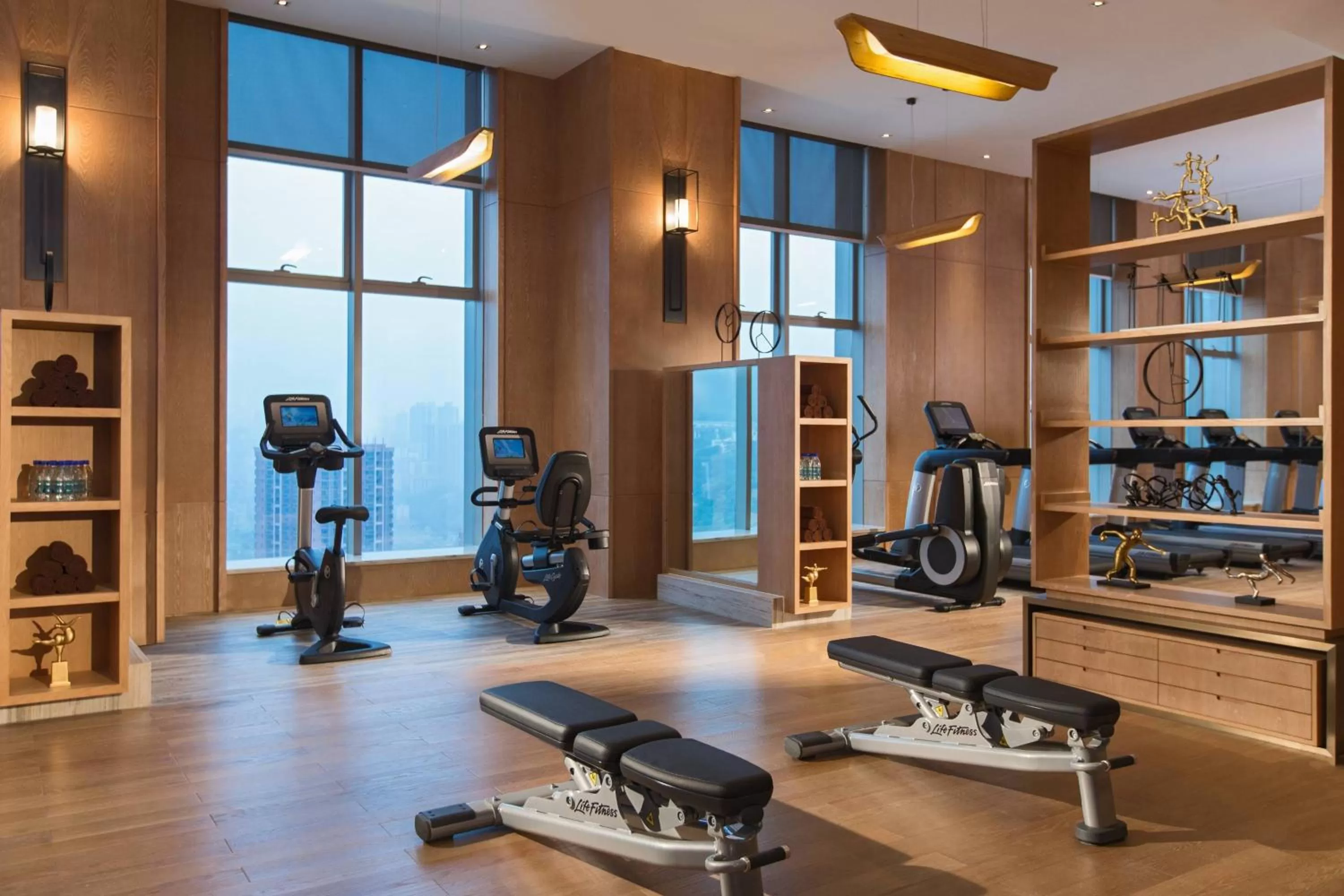 Fitness centre/facilities in Chongqing Marriott Hotel
