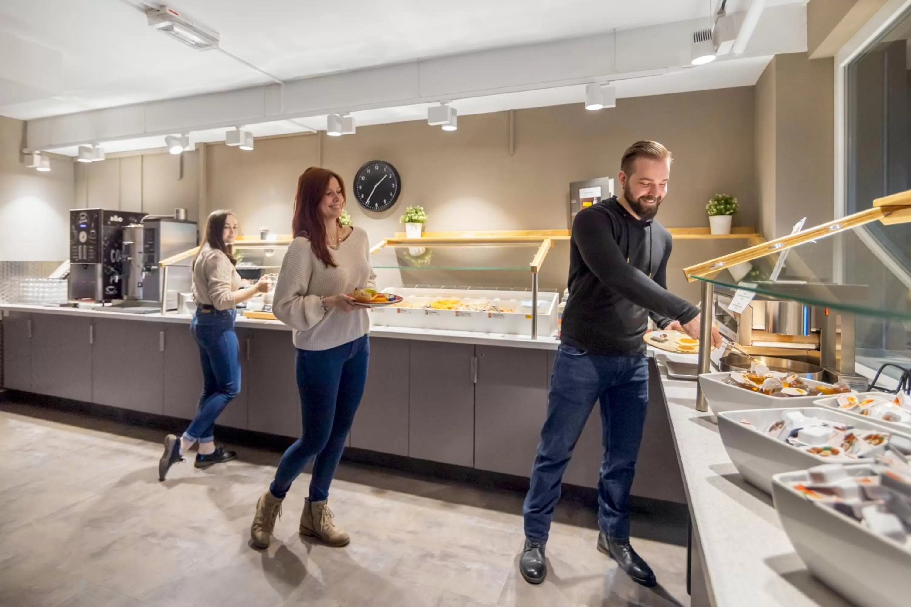 Buffet breakfast in a&o Dresden Hauptbahnhof