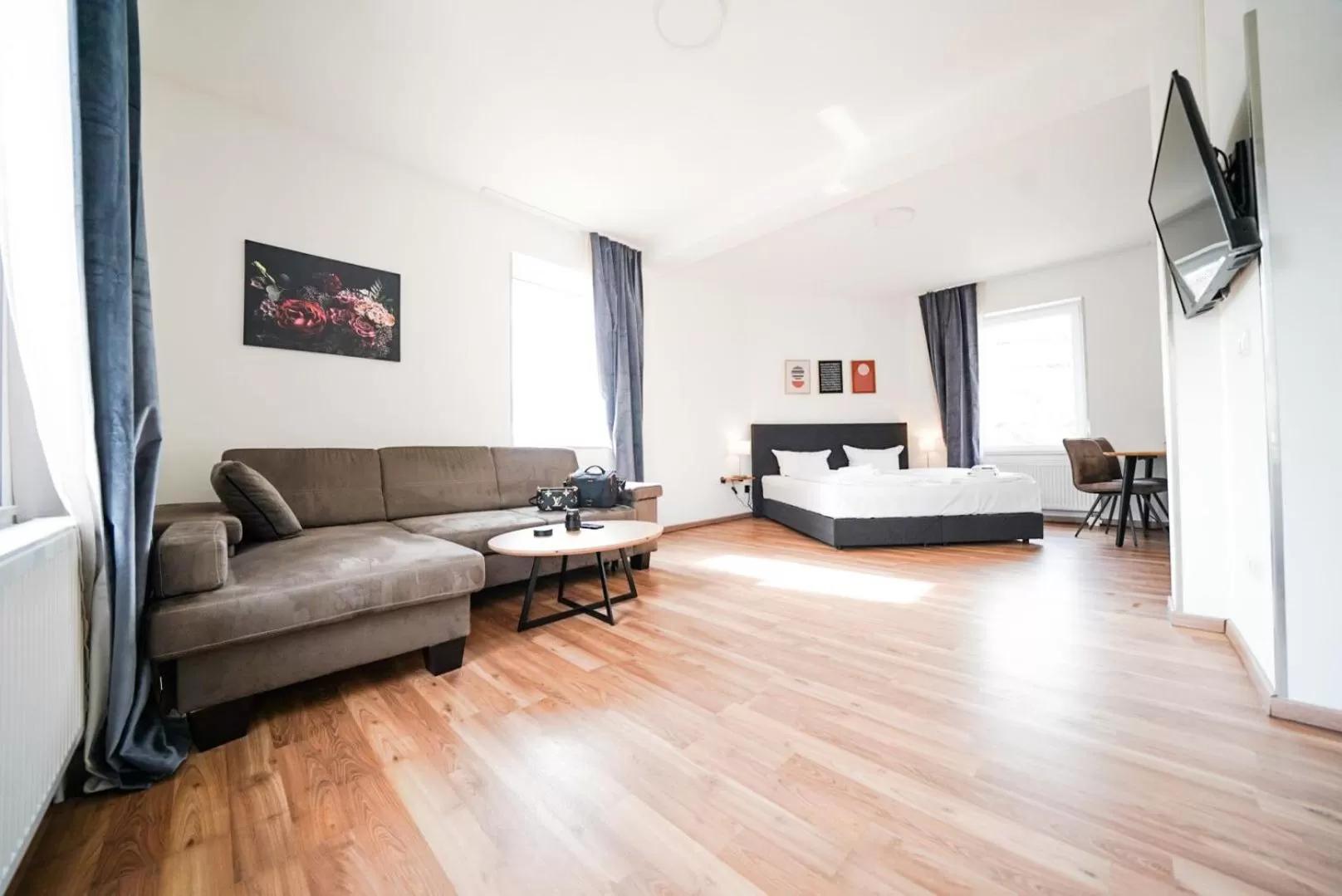 Bed in Hotel Zur alten Stadtkellerei Leipzig