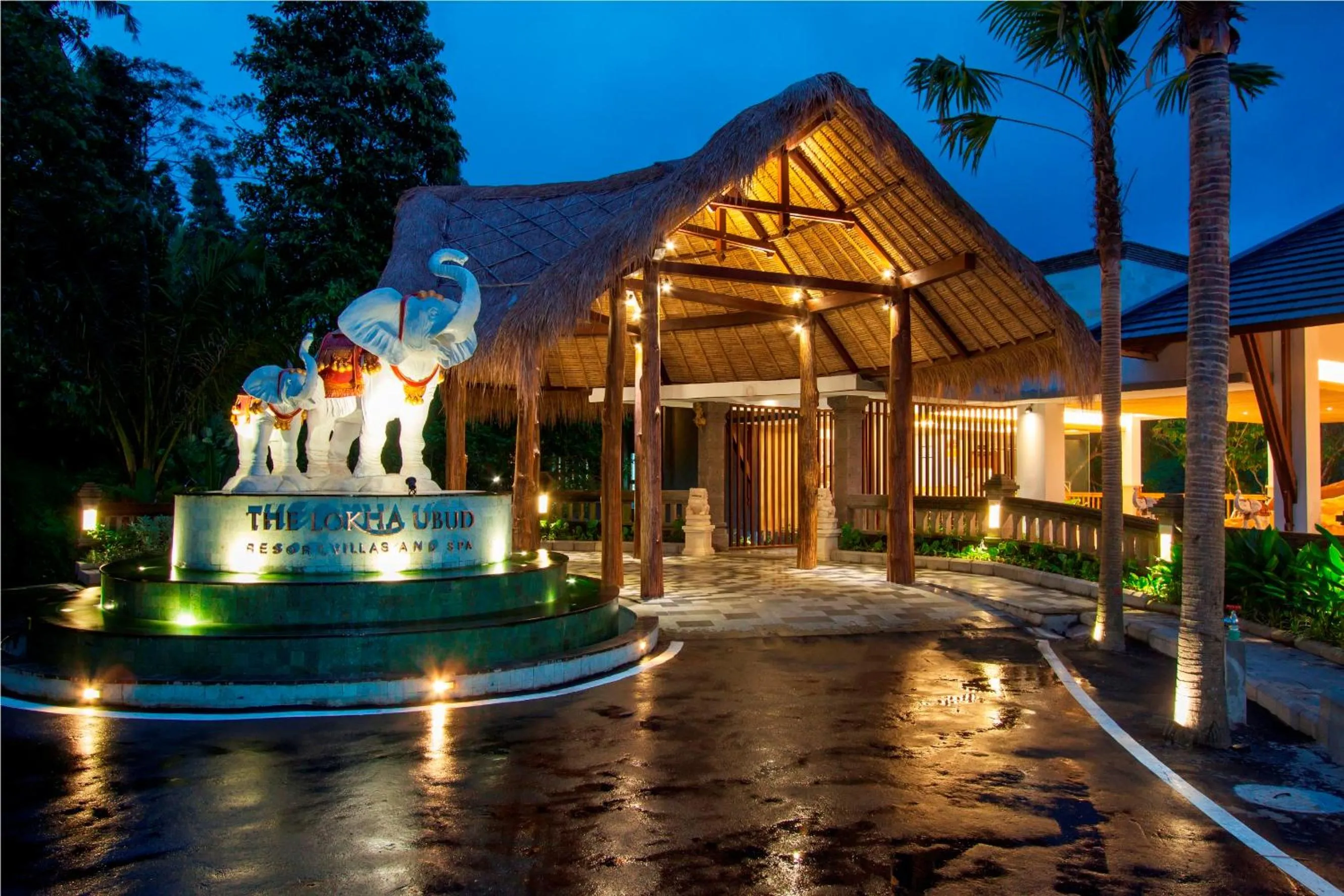 Lobby or reception in The Lokha Ubud Resort, Villas & SPA