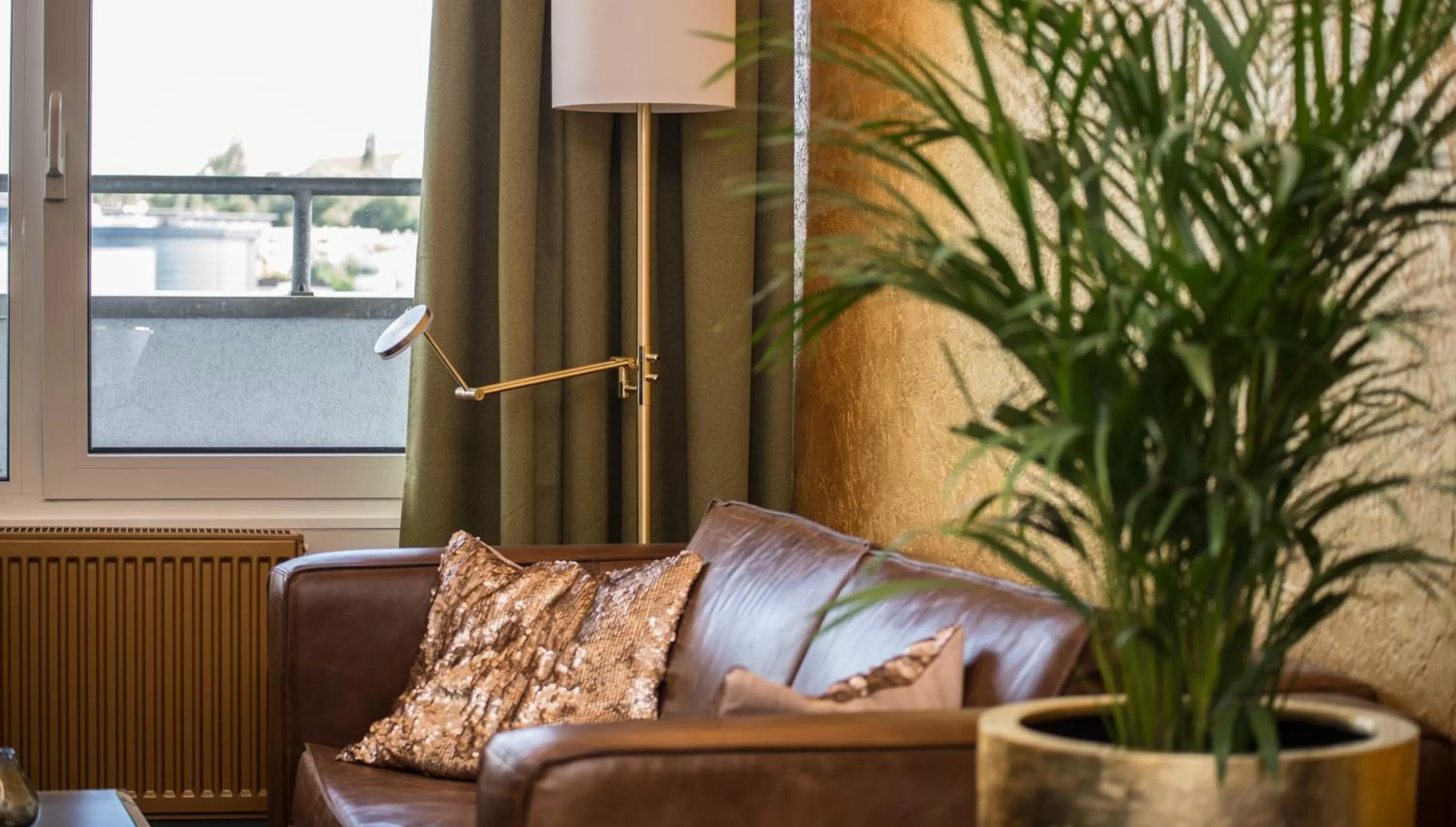 Living room in Nordhäuser Fürstenhof & TinySky-Resort