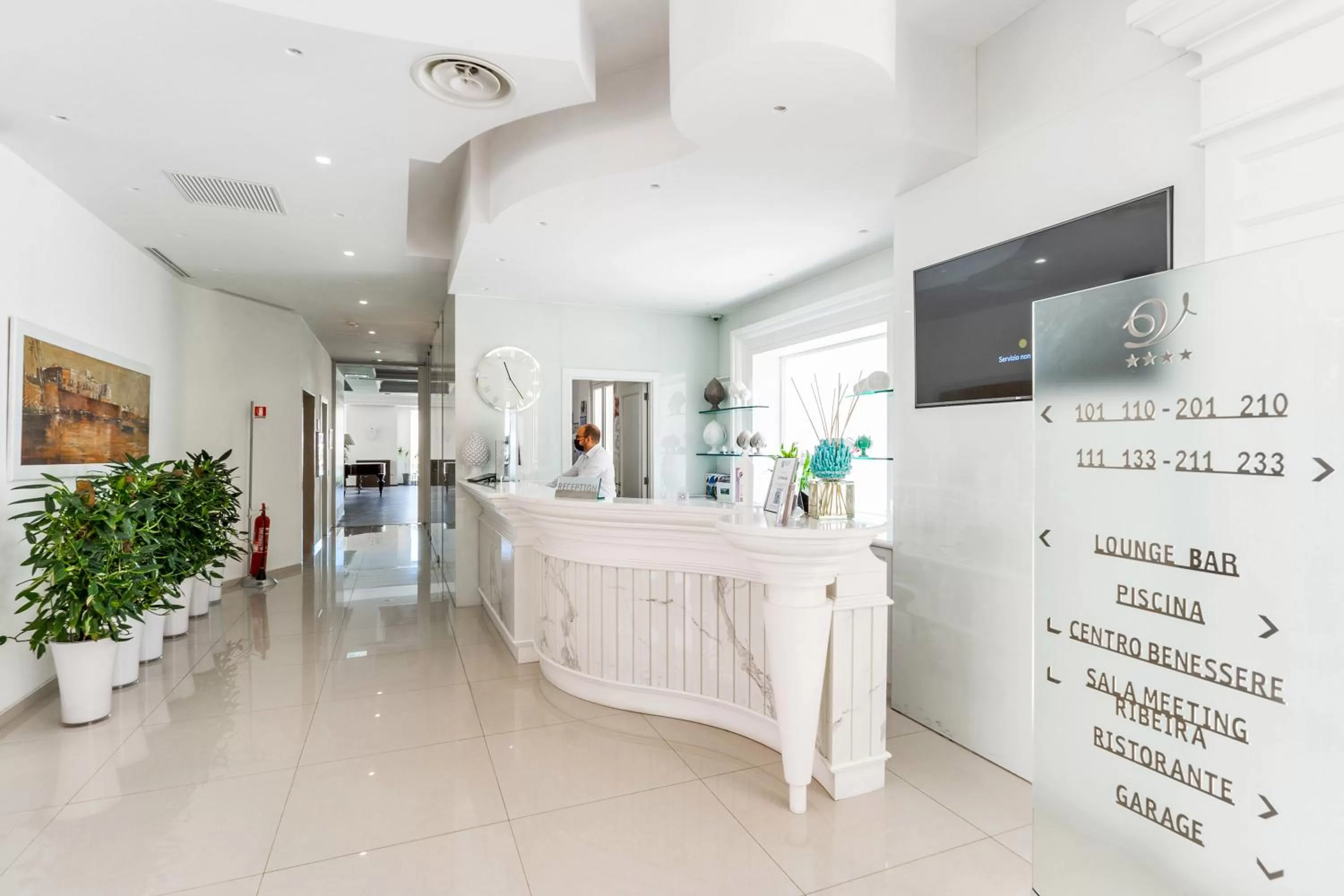 Lobby or reception in Victoria Palace Hotel & Zen Wellness