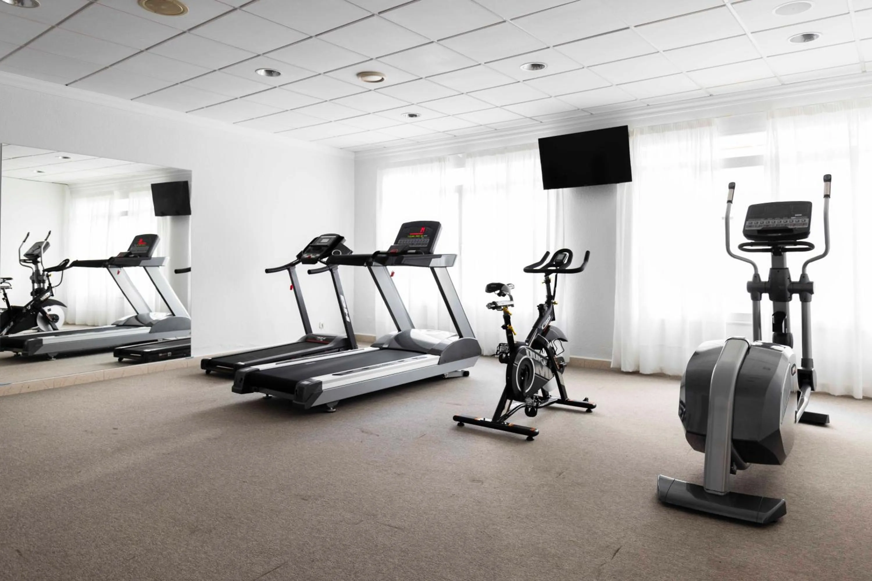 Fitness centre/facilities in Alfons Hotel