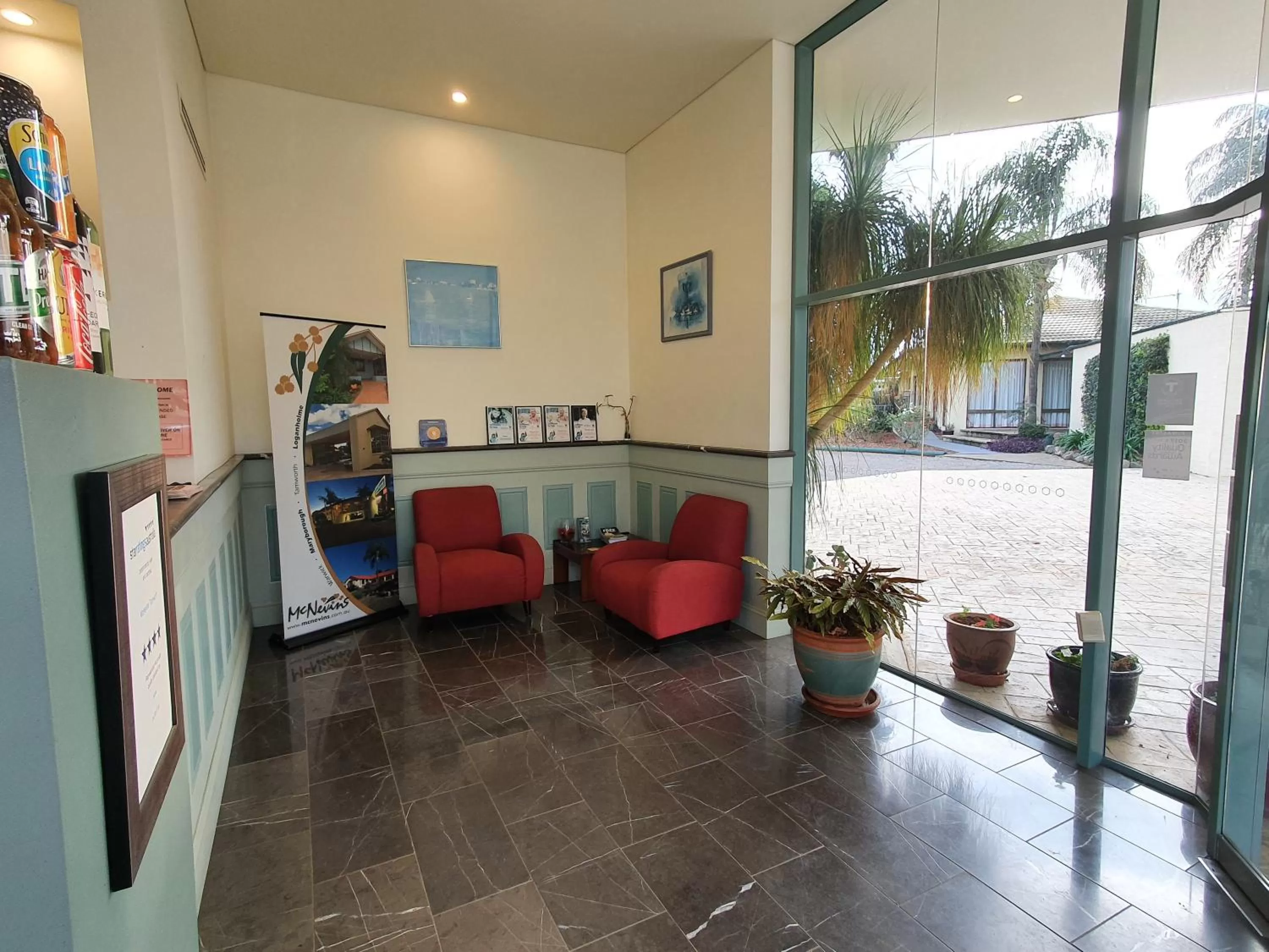 Lobby or reception in The Aston Motel Tamworth